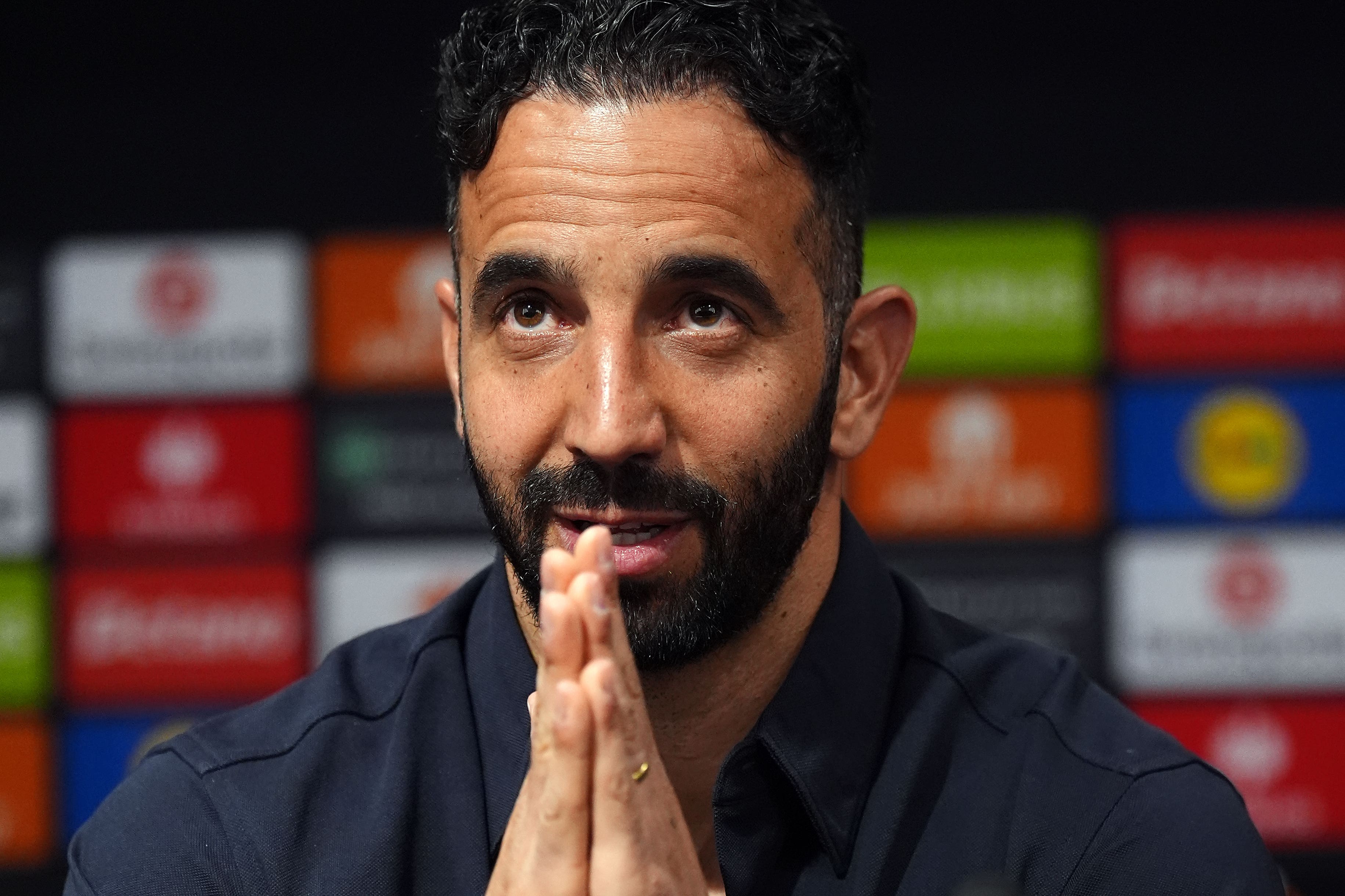 Ruben Amorim’s side are aiming to win the Europa League (Martin Rickett/PA)