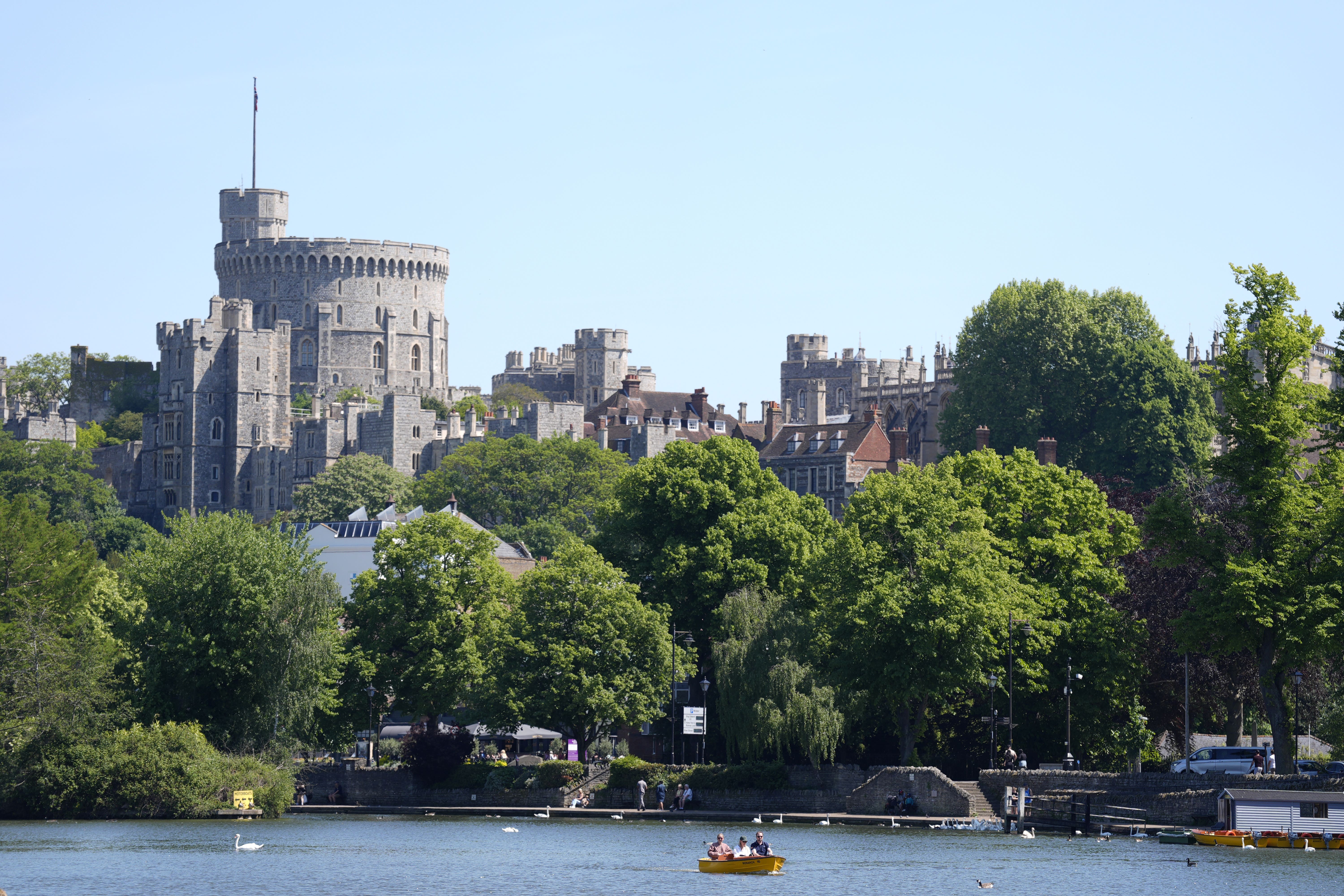 The River Thames near Windsor Castle (Andrew Matthews/PA)