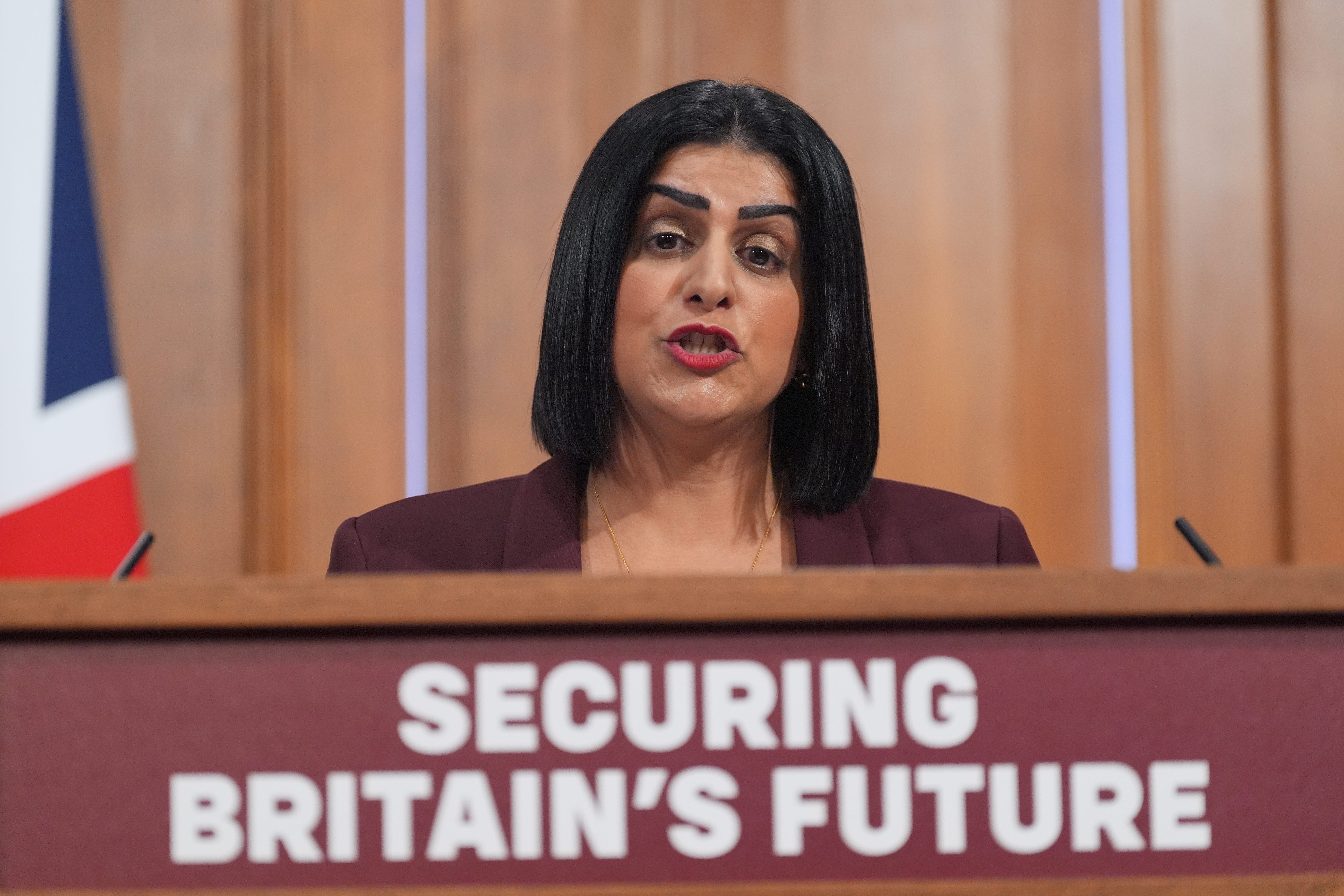 Justice secretary Shabana Mahmood unveils fresh measures to ease overcrowding last week