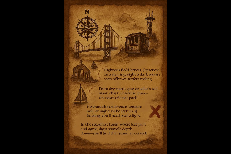 San Francisco residents went into a tizzy searching for a hidden treasure chest they learned about on Reddit.