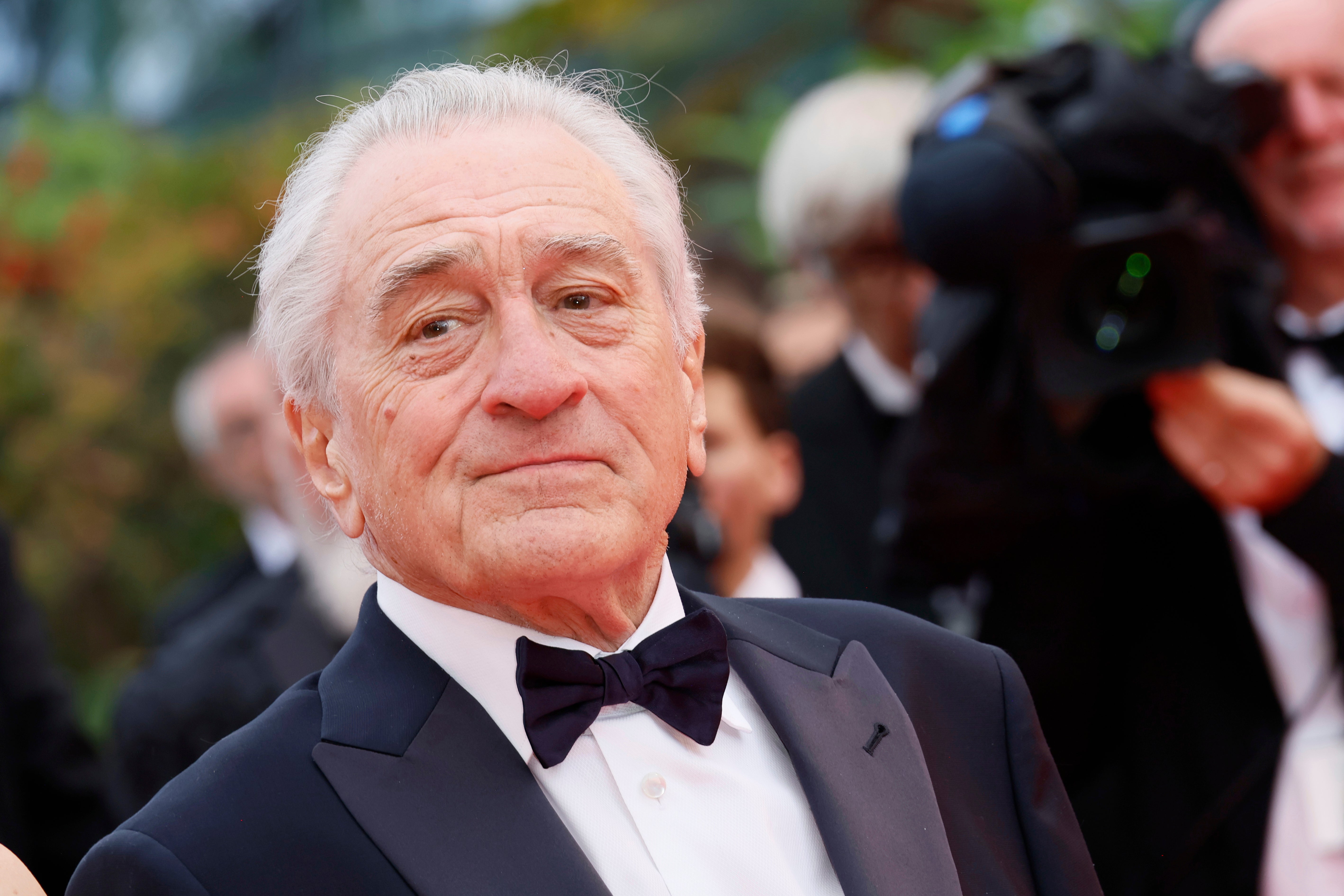 Robert De Niro hits the red carpet at the 78th Cannes, Film Festival in France on Tuesday before he takes on Donald Trump