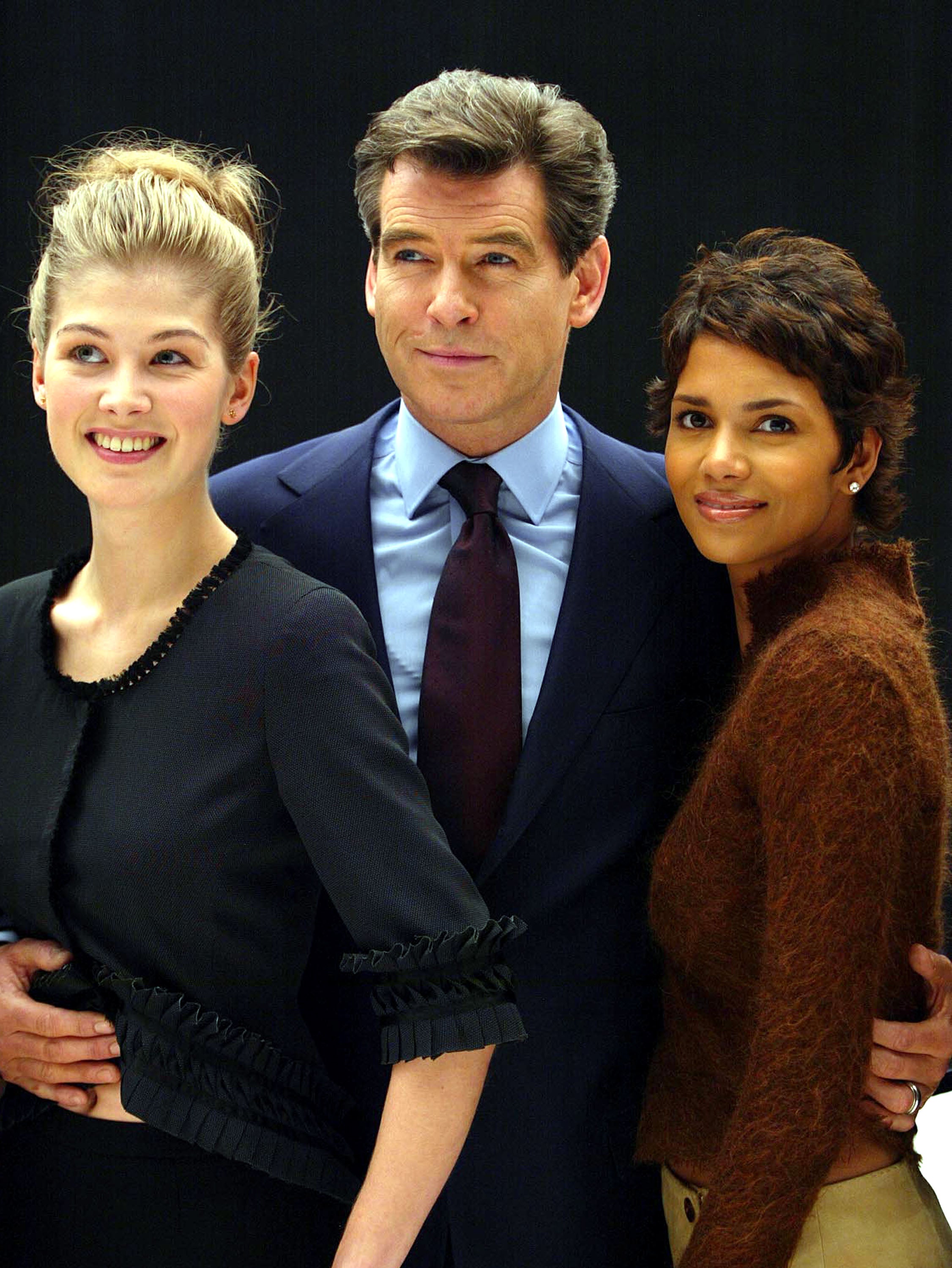 Rosamund Pike with Pierce Brosnan and Halle Berry