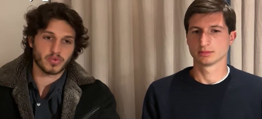 Imran Khan's sons Qasim Khan, left, and Suleman Khan speak in a rare interview