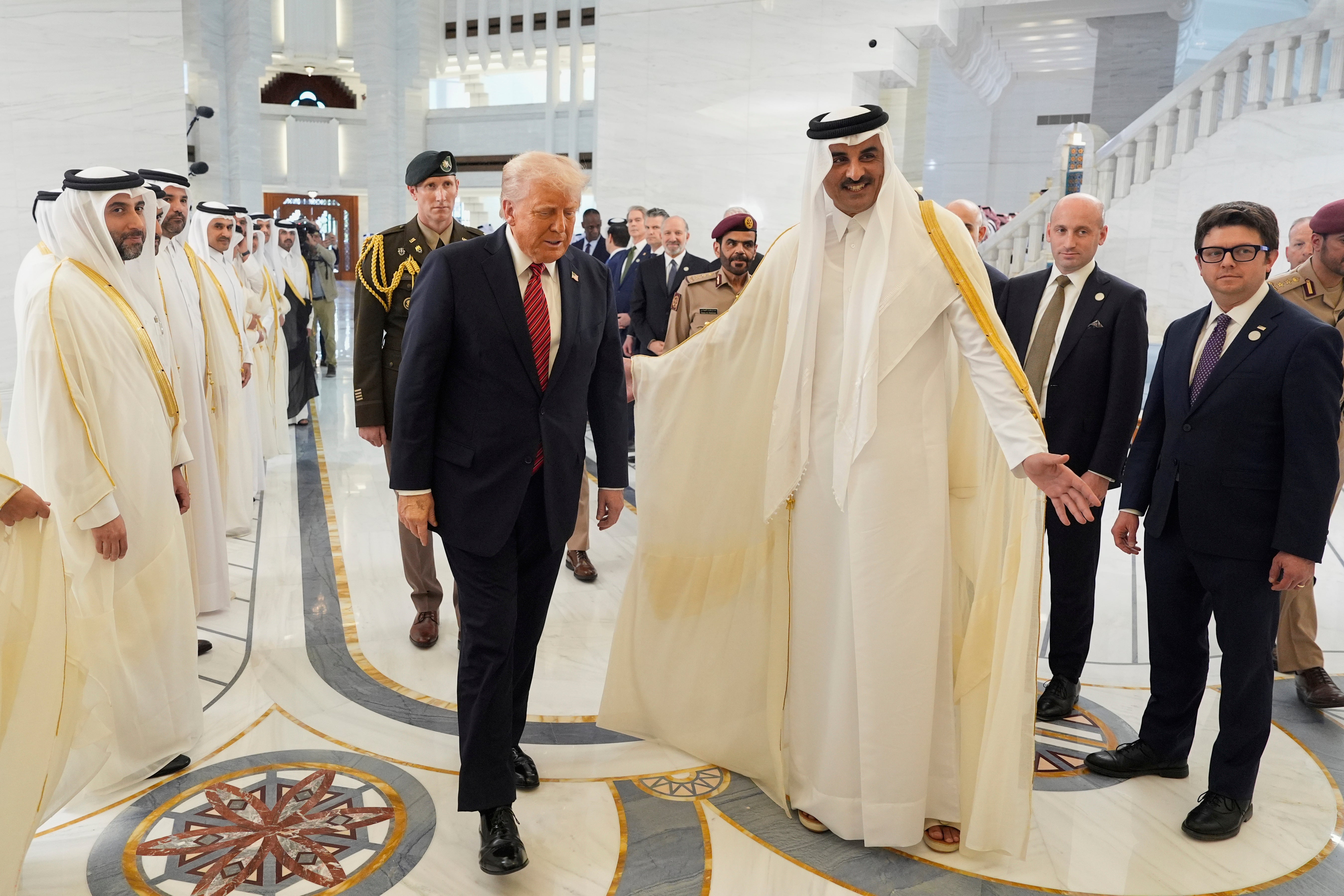 Earlier this year, during his trip to the Middle East, the US president marvelled at the wealth of his Arab hosts