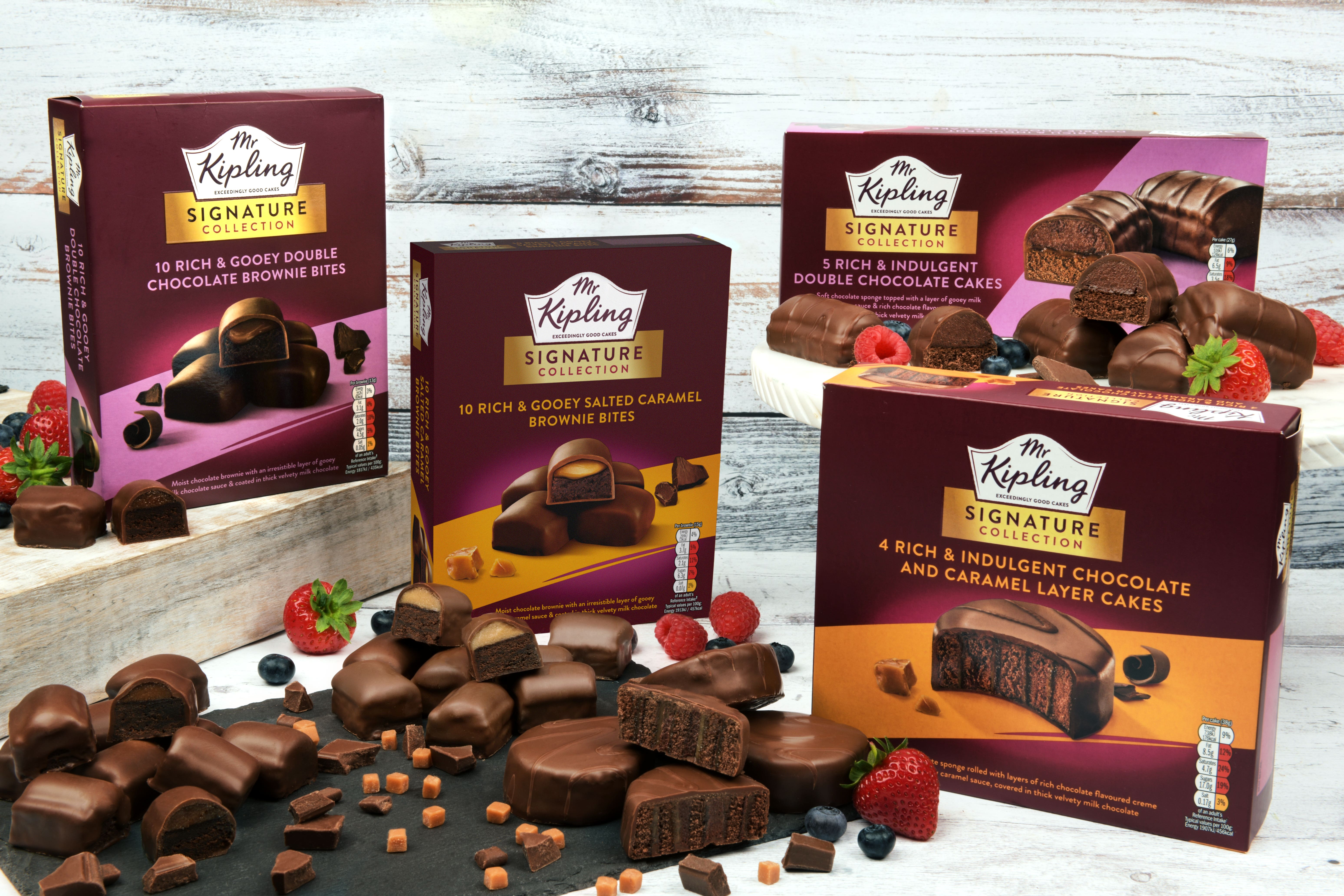 Stronger sales of Mr Kipling helped support growth at Premier Foods (Premier Foods/PA)