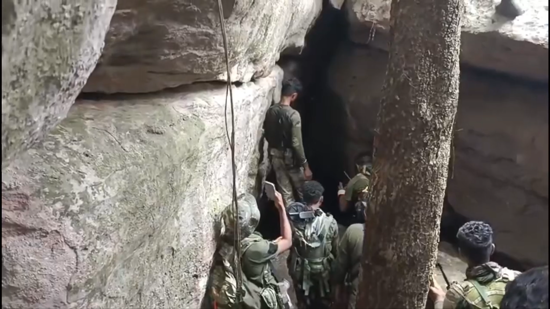 At least 18 security personnel were injured during the operation