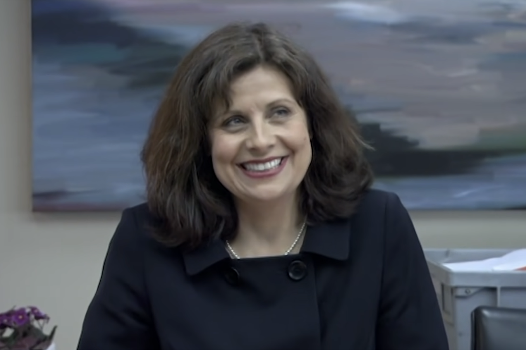 Cabinet minister Nicola Murray (Rebecca Front) is one of the show’s memorably hapless politicians