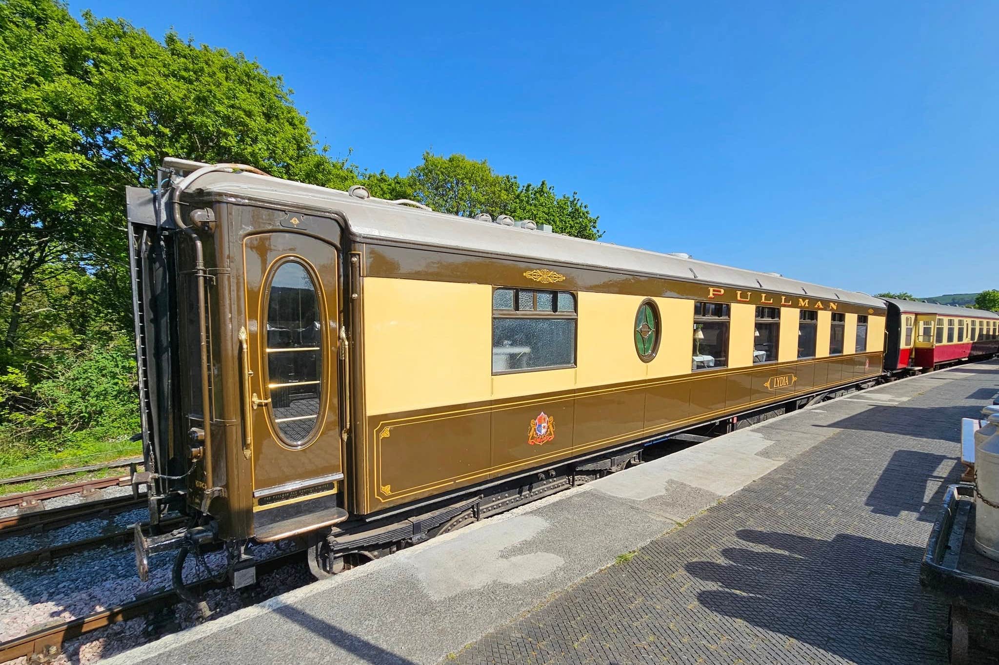 Pullman Car No 246 ‘Lydia’ was used during wartime strategy meetings and for Sir Winston Churchill’s state funeral in 1965