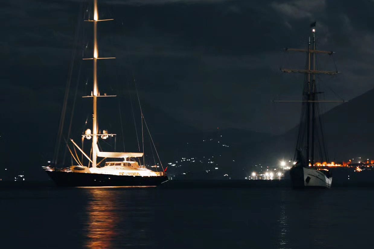The Bayesian sank off the coast of Sicily (Fabio La Bianca/PA)