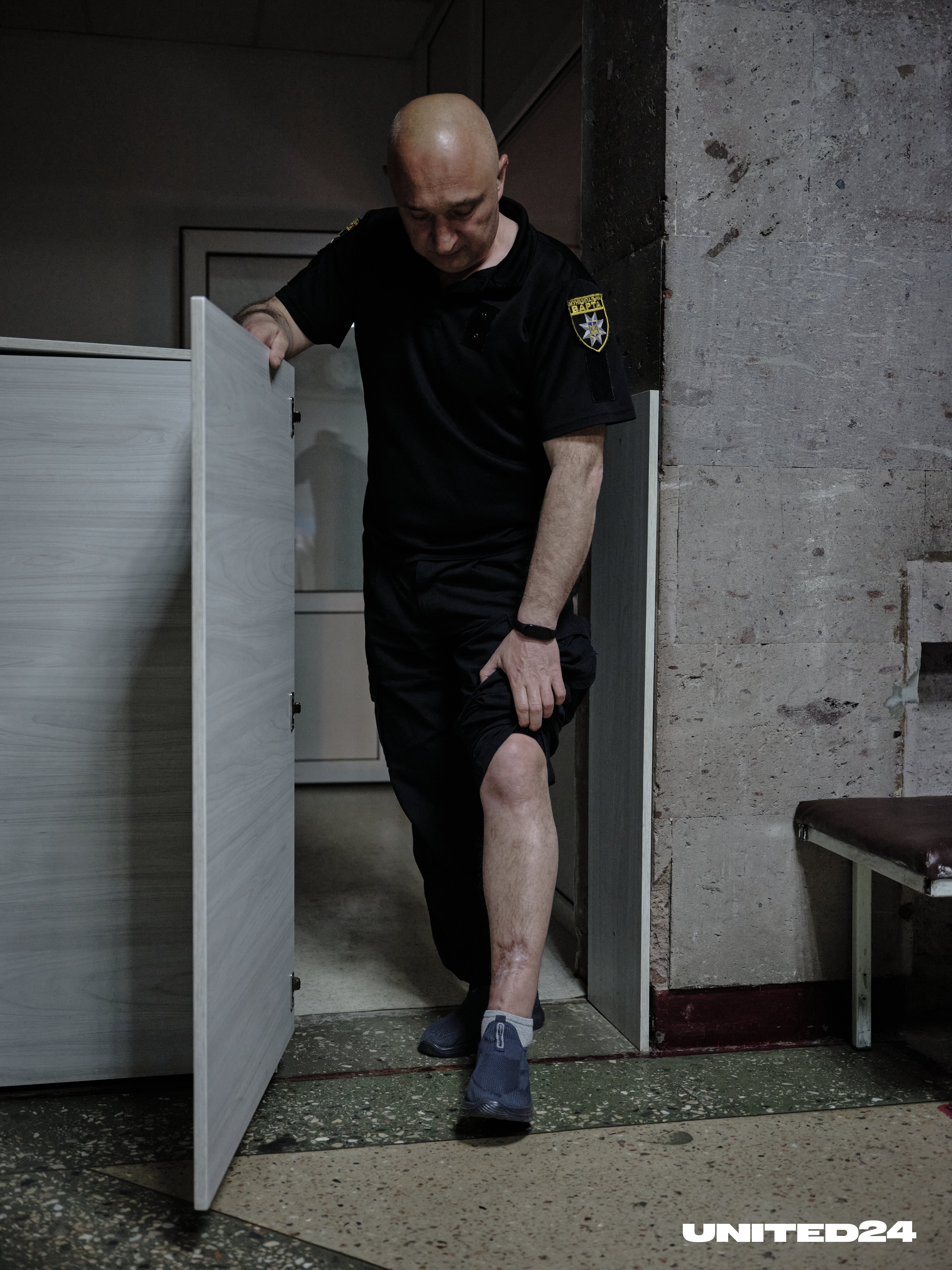 Dmytro Guzha suffered nightmares for a year after the explosion