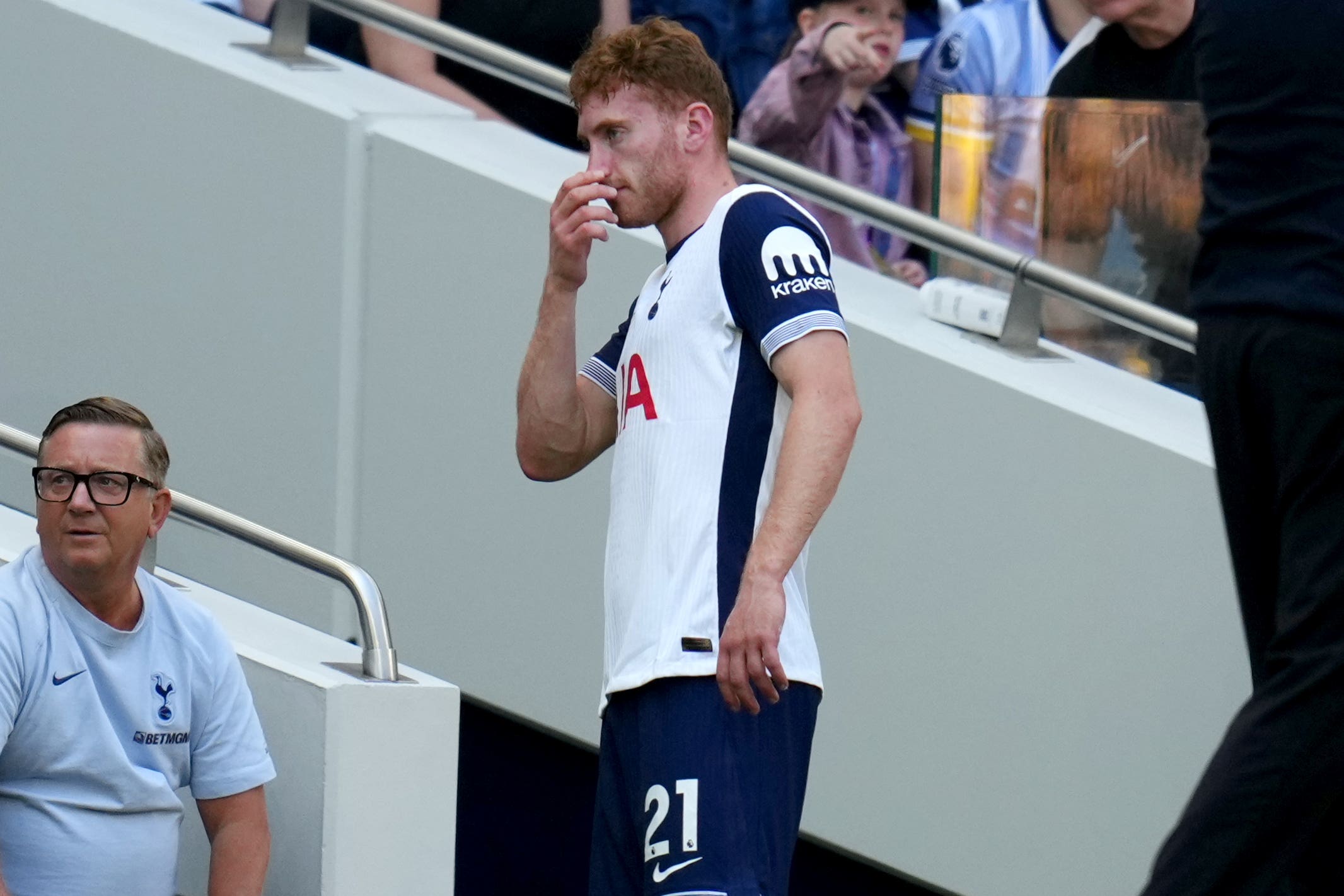 Dejan Kulusevski underwent surgery last year on his right knee (John Walton/PA)