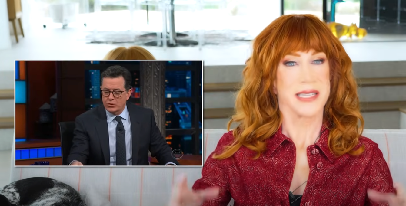 Kathy Griffin reflected on her 'bulls***' interview with Stephen Colbert