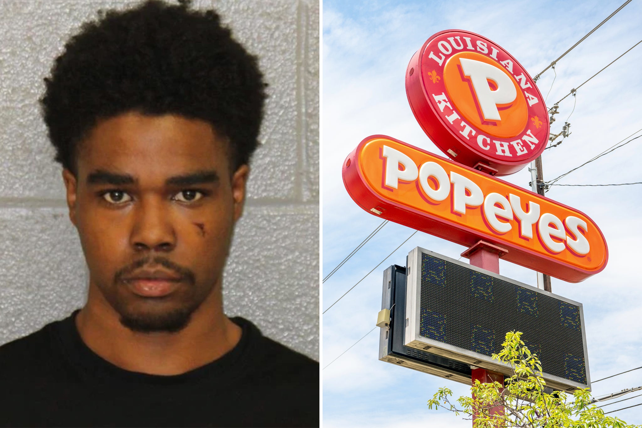 Popeyes manager has been charged with attempted murder for shooting one of his co-workers after an argument about burnt biscuits.