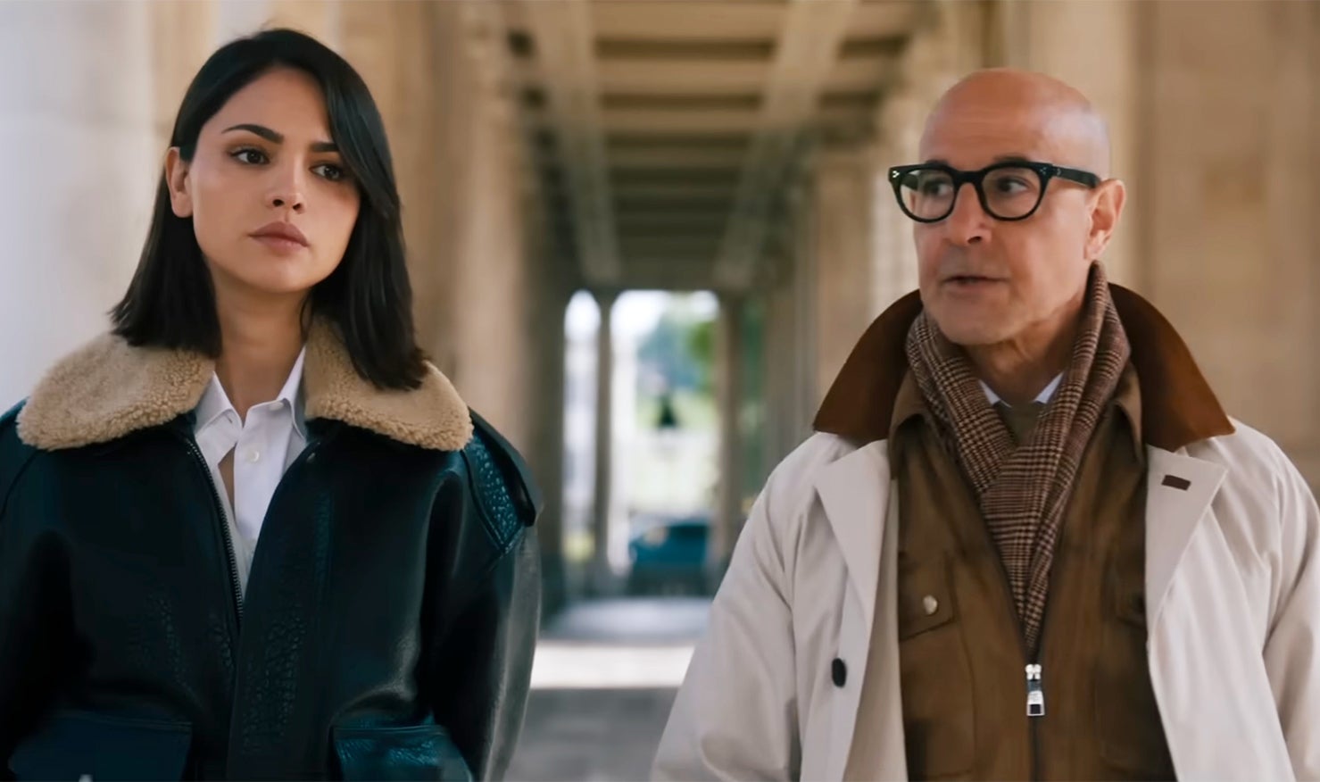  Eiza González and Tucci in ‘Fountain of Youth’