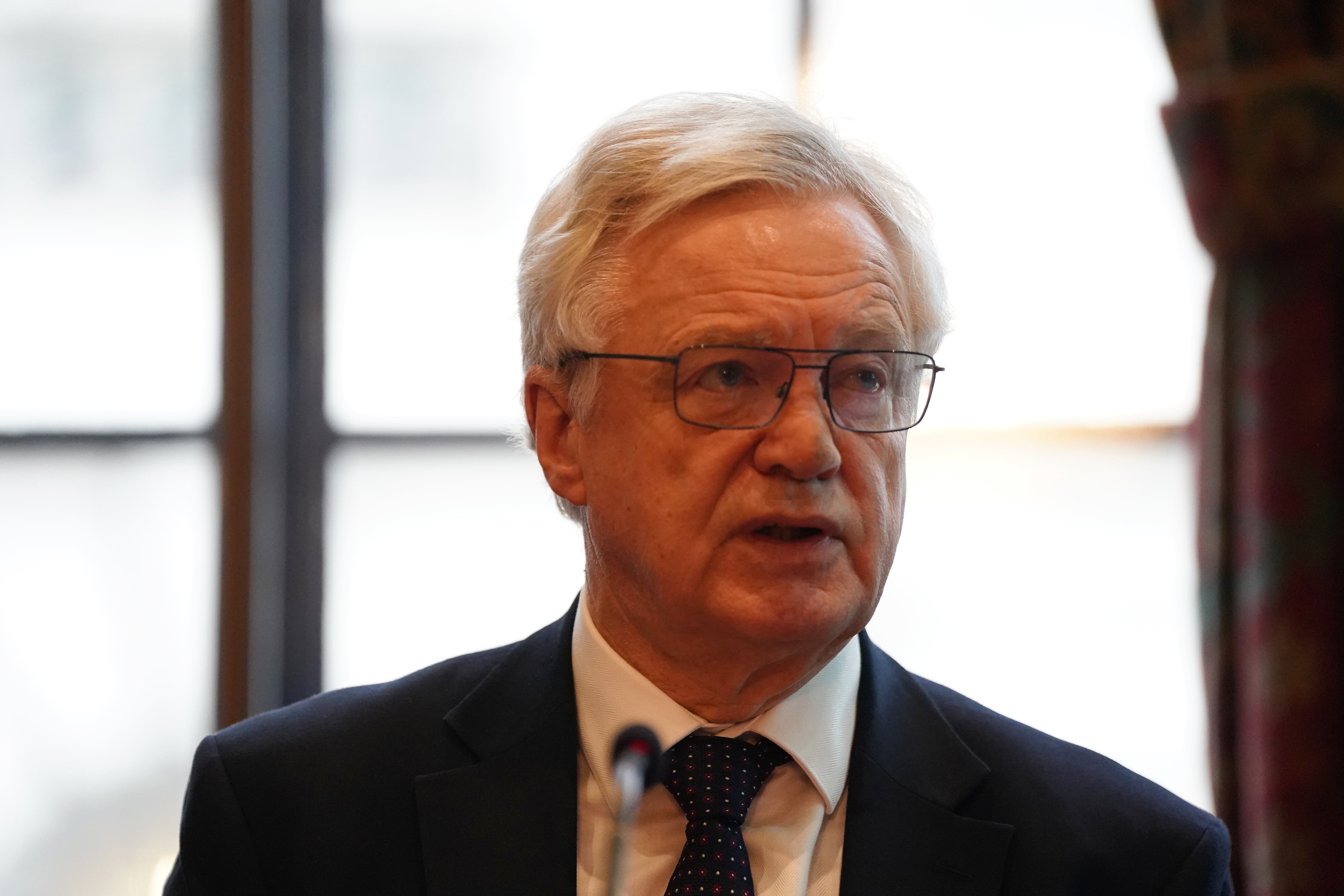 Conservative former minister Sir David Davis (Ben Whitley/PA)
