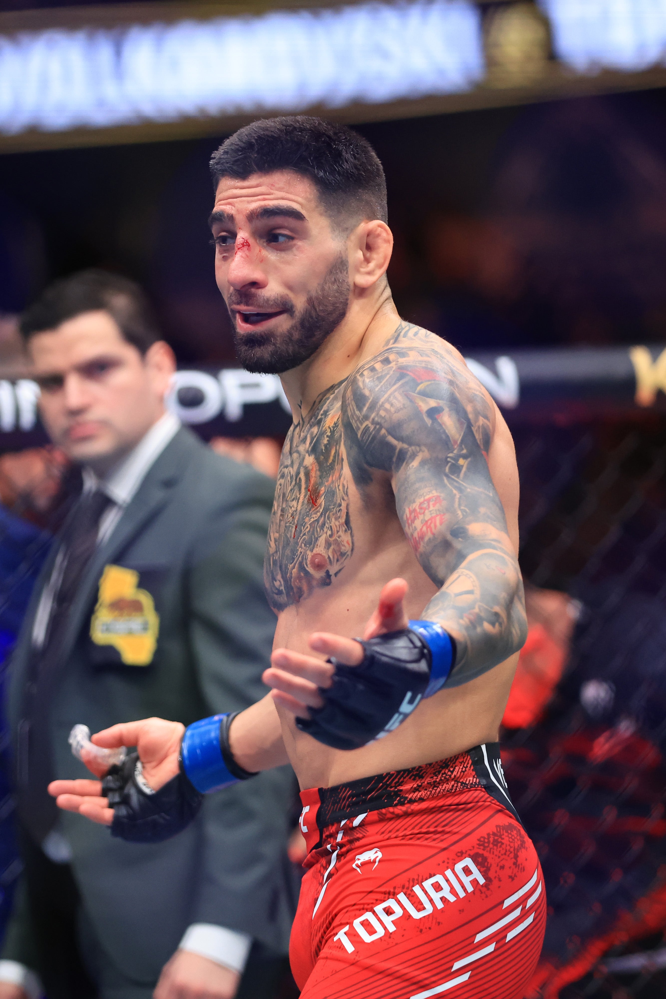 Ilia Topuria makes tongue-in-cheek Charles Oliveira vow ‘because I like him’