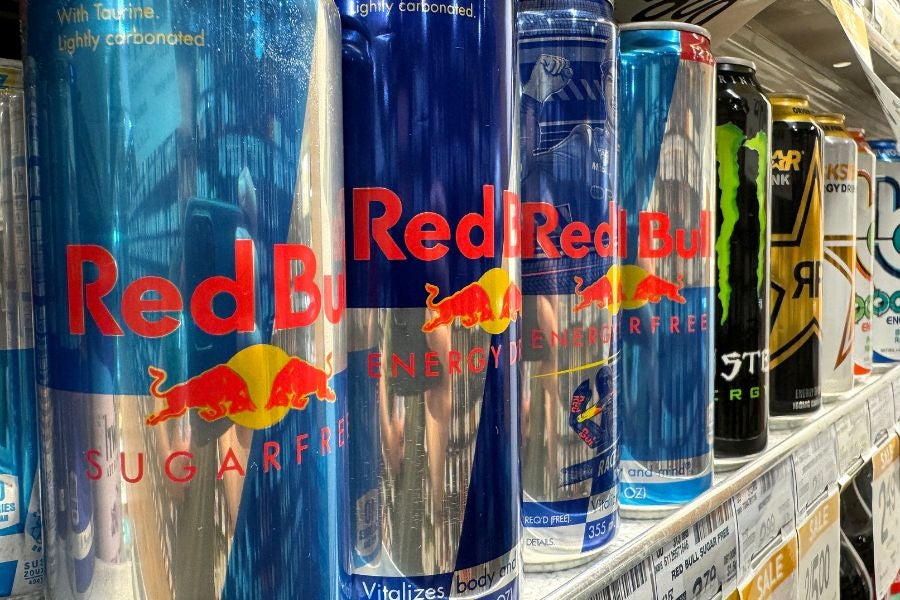 Uma refeição de Red Bull ou Monster contém cerca de um grama de torin