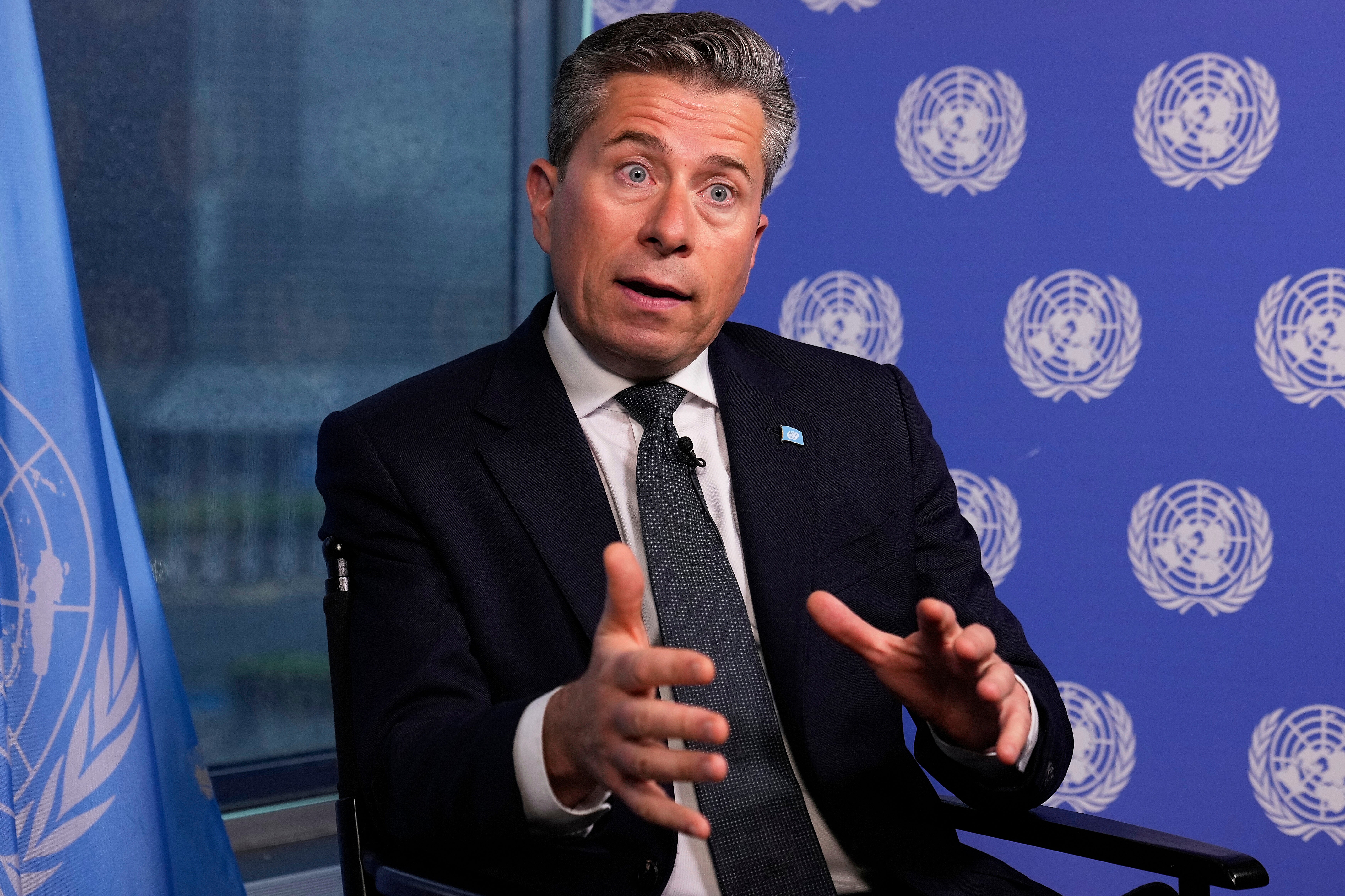 UN humanitarian chief Tom Fletcher said there were many actions countries could take to increase pressure on Israel