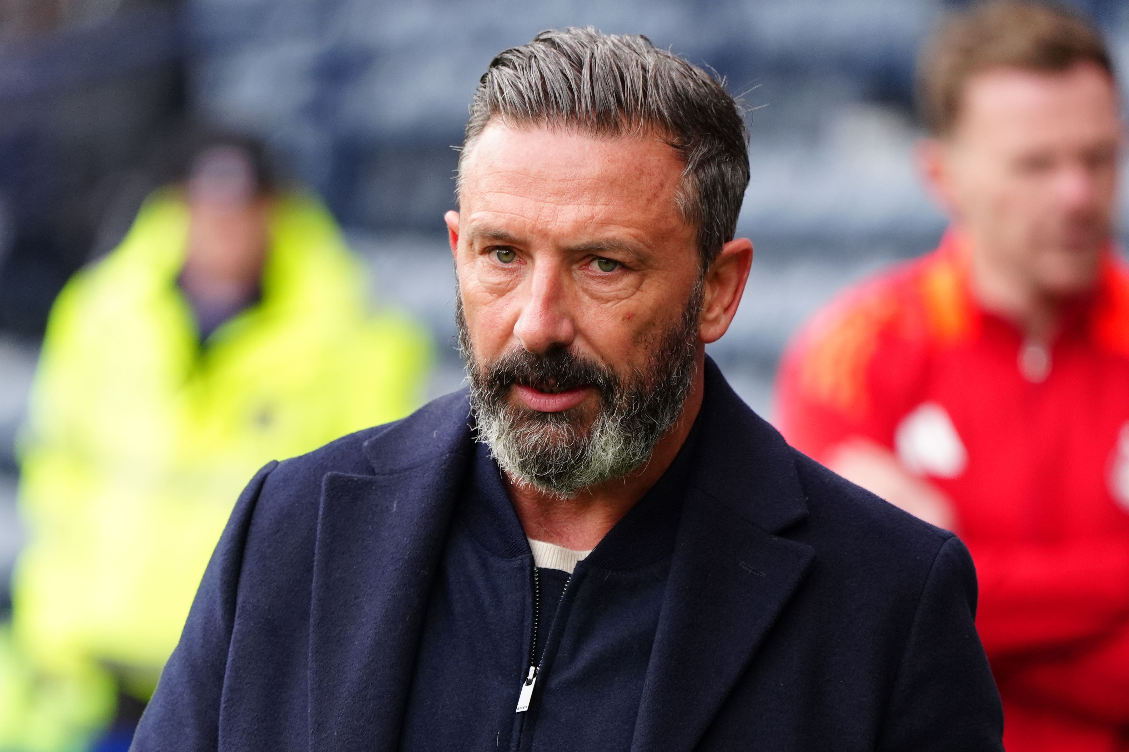 Derek McInnes will not be in the home dugout on Sunday (Jane Barlow/PA)