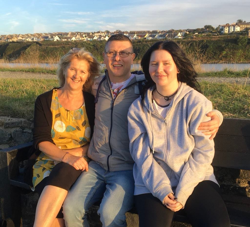 Buckle has been trying to rebuild his relationship with his wife and daughter since he was released from prison