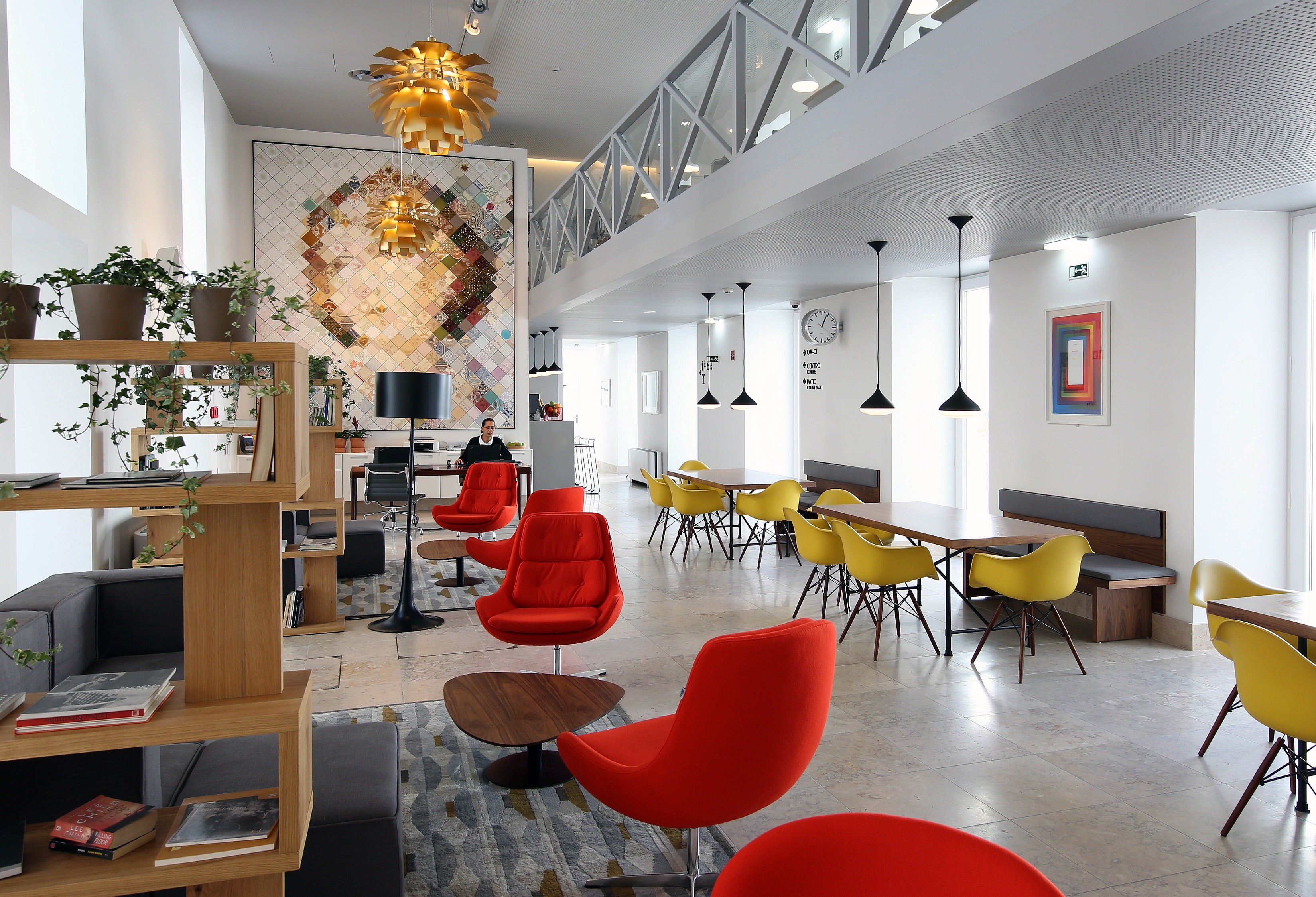 Minimalism meets pops of neon at Hotel Convento do Salvador