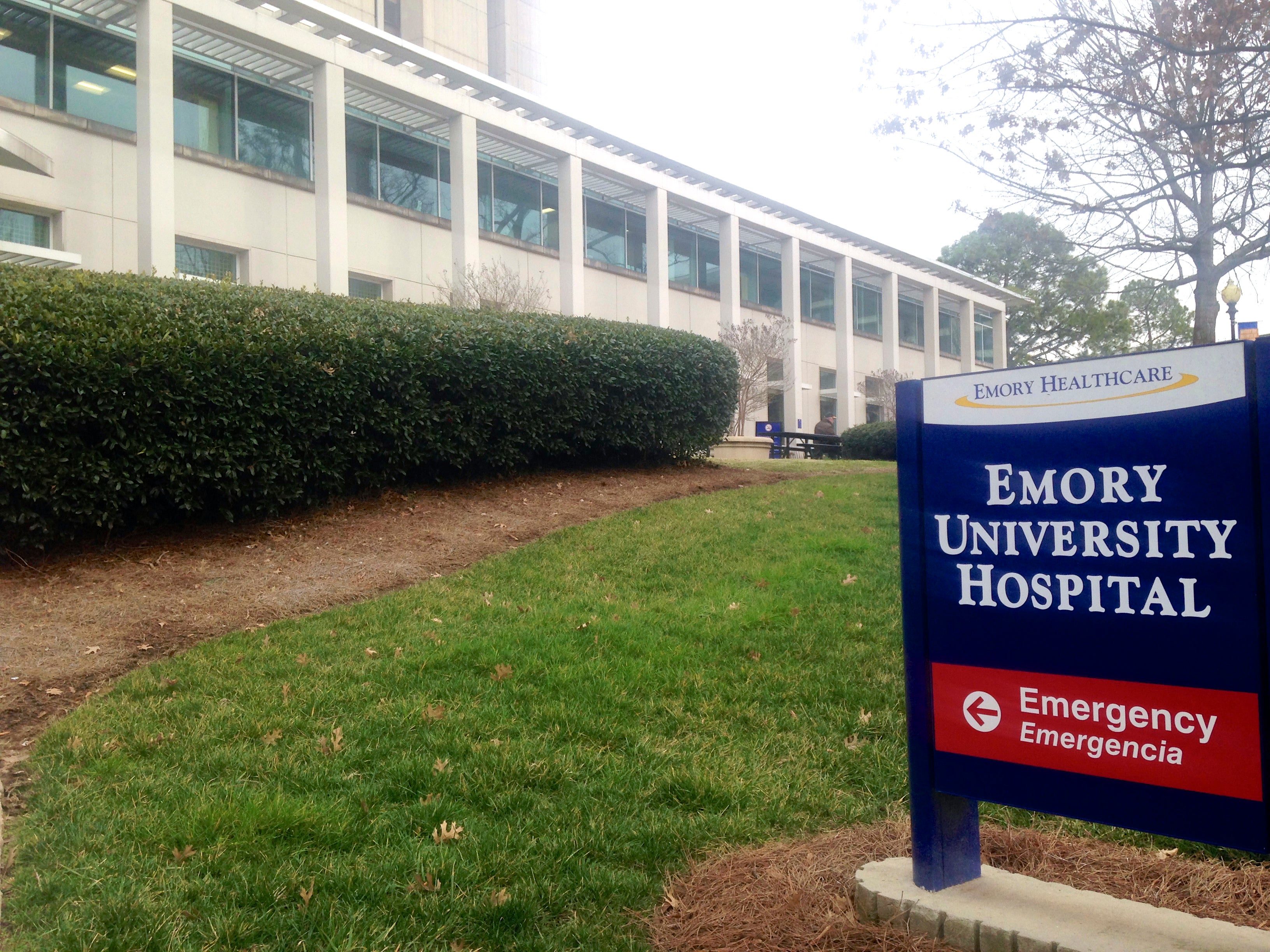 A Georgia woman was taken to Emory University Hospital after suffering blood clots during her pregnancy