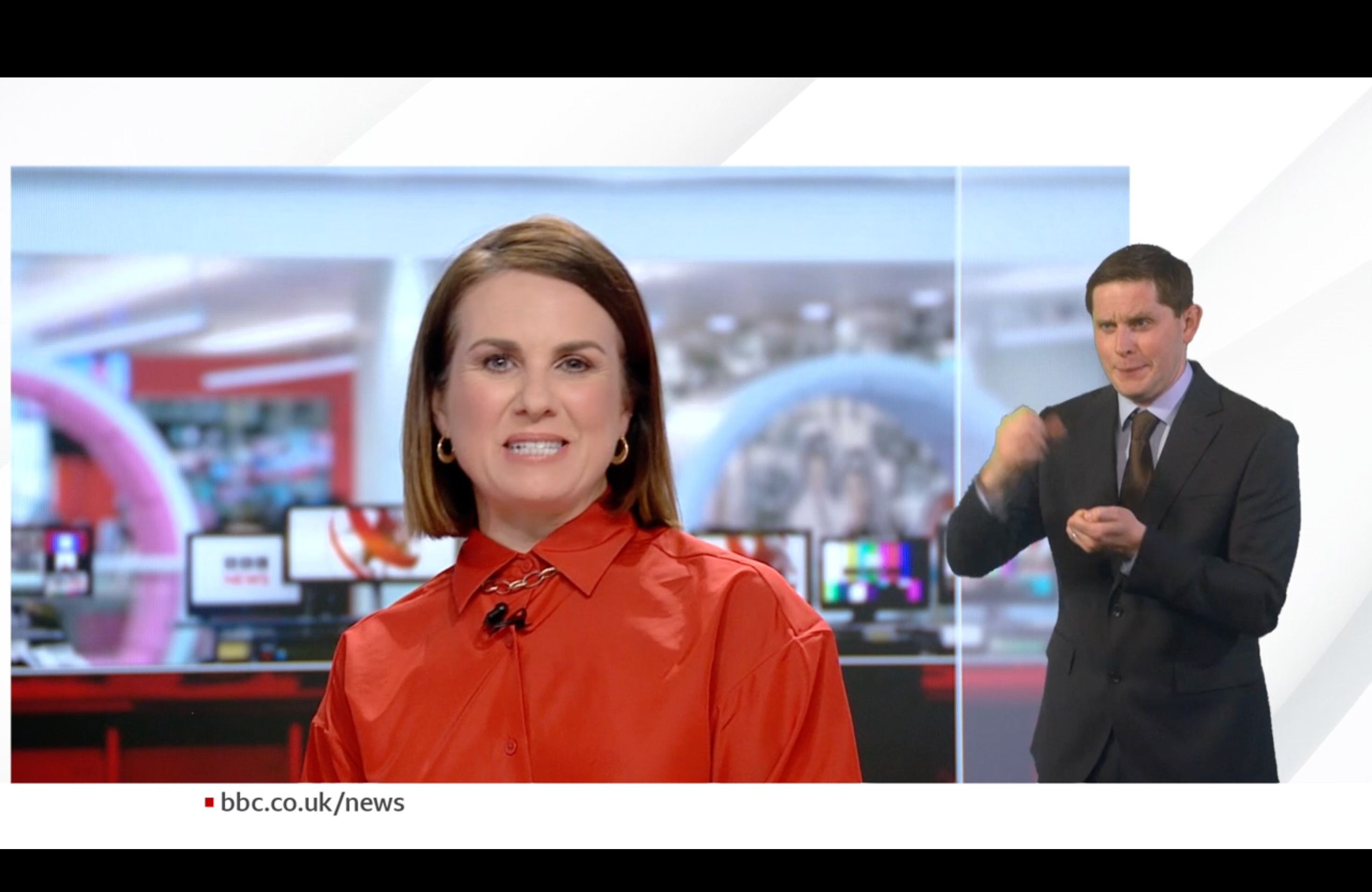 Nina Warhurst on 'BBC News at One'