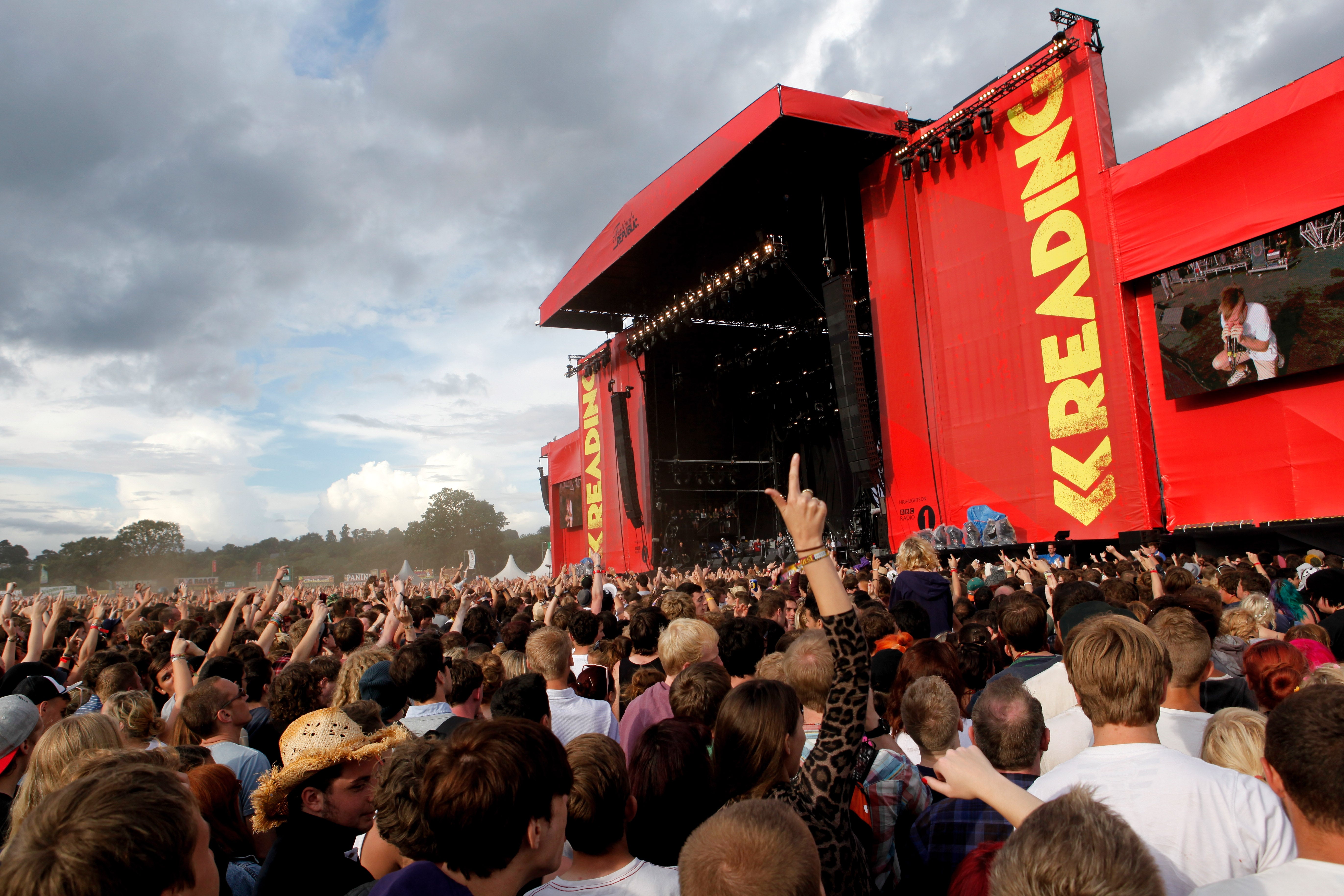 Crown photograph taken at Reading Festival in 2019