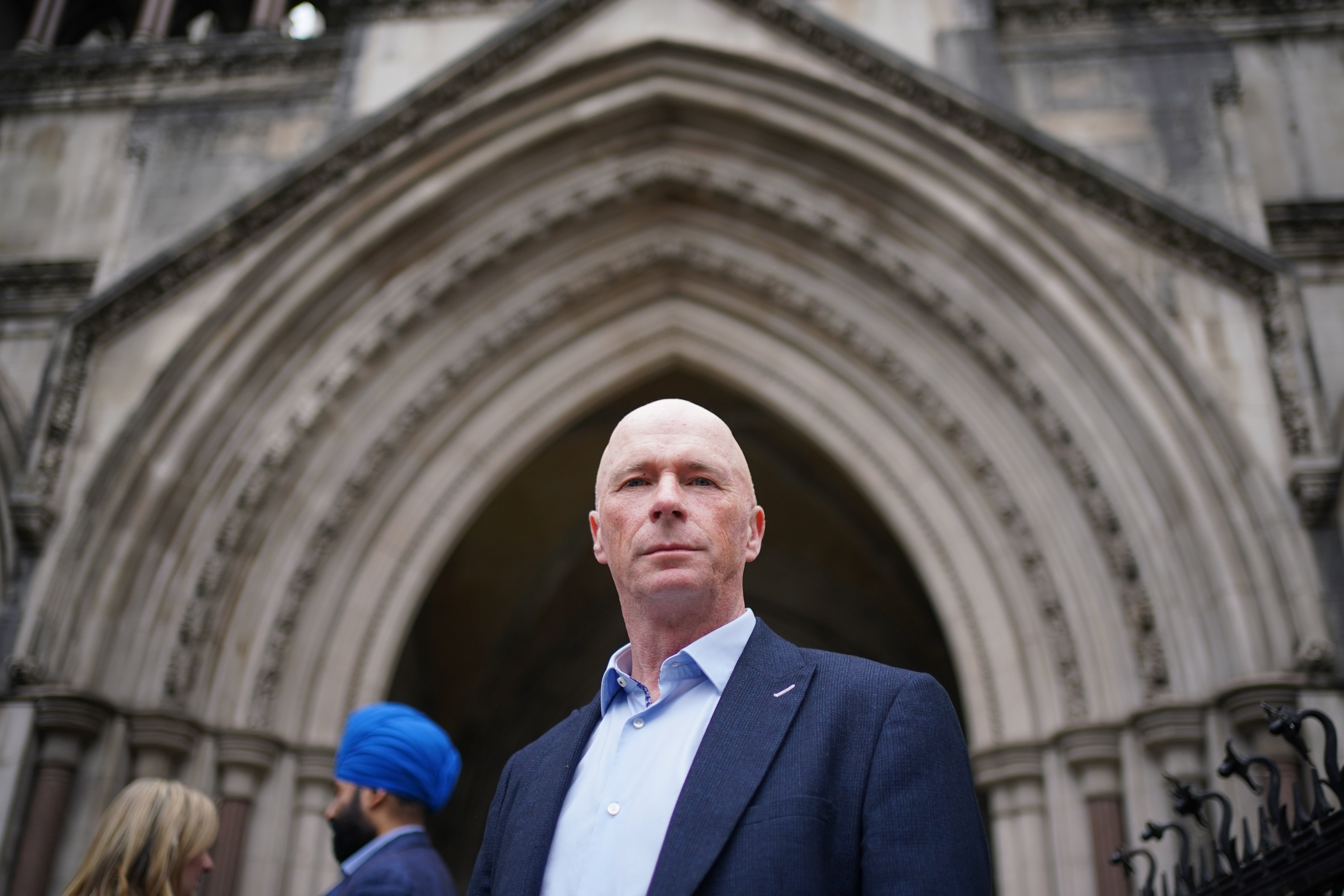 Former Conservative councillor Raymond Connolly outside the Court of Appeal at the Royal Courts of Justice in central London, where his wife Lucy Connolly has appealed her 31-month jail sentence after her online rant about migrants on the day of the Southport attacks