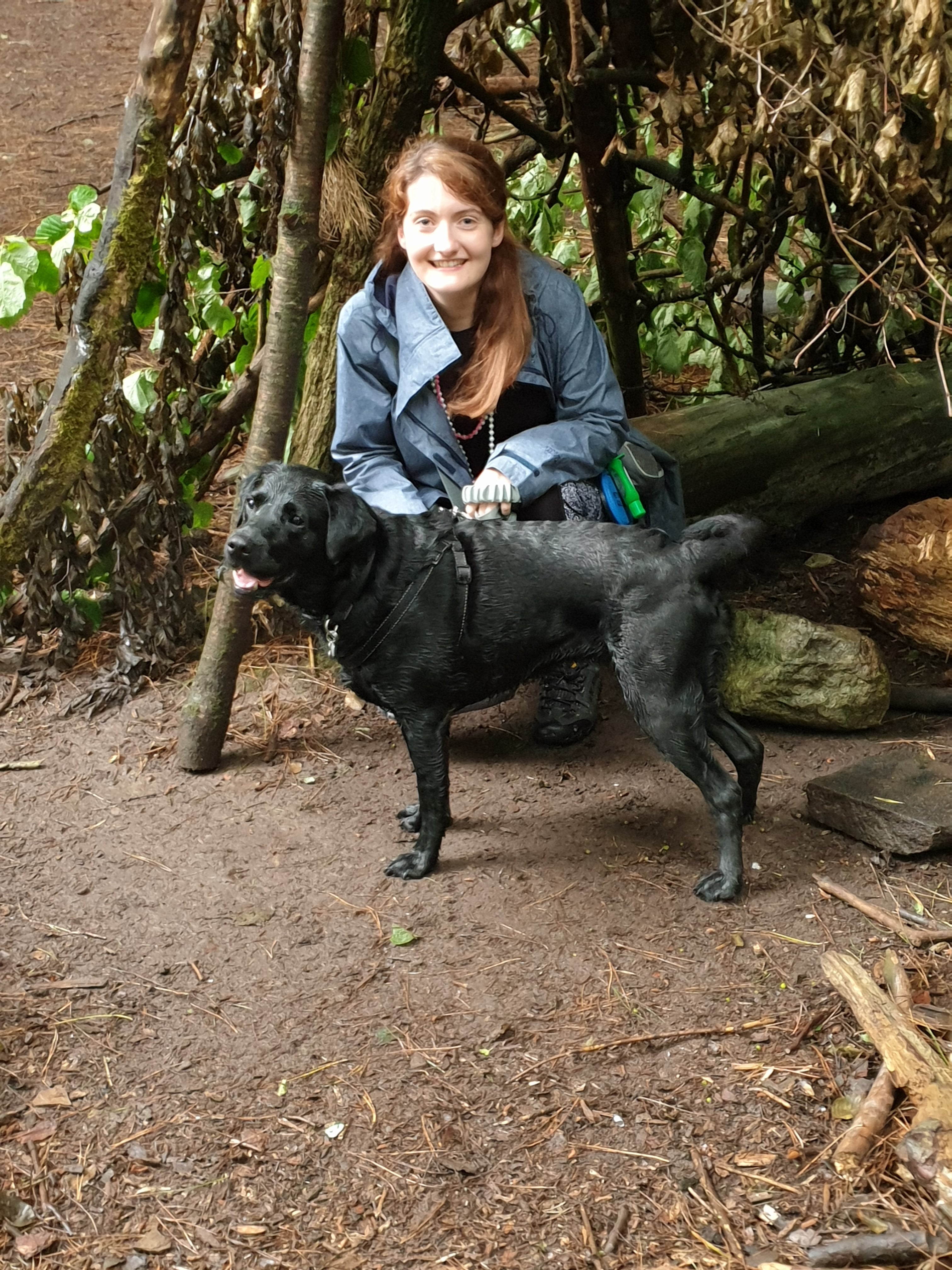 Ms Wallace out and about with Damson