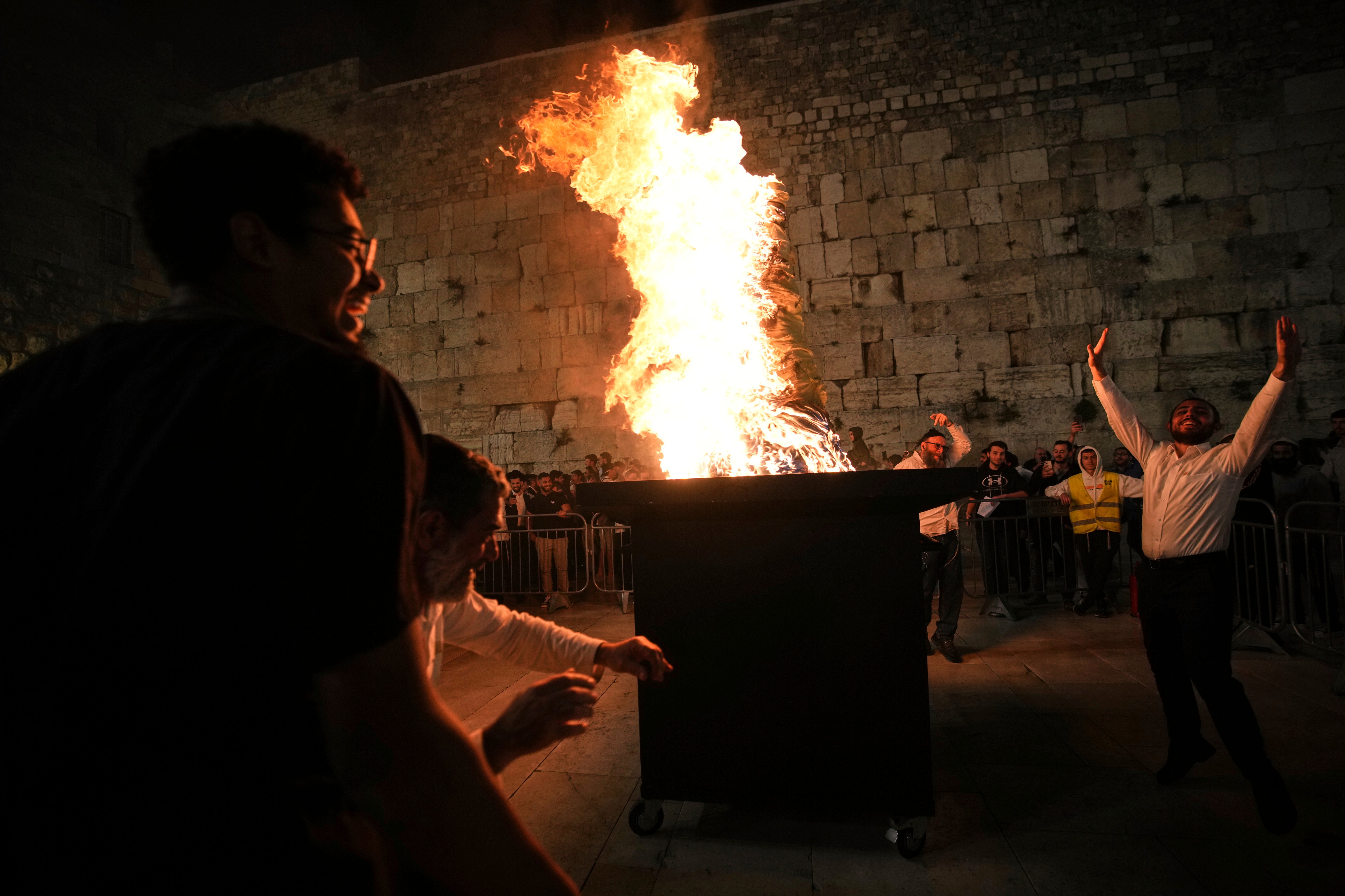 APTOPIX Israel Lag BaOmer
