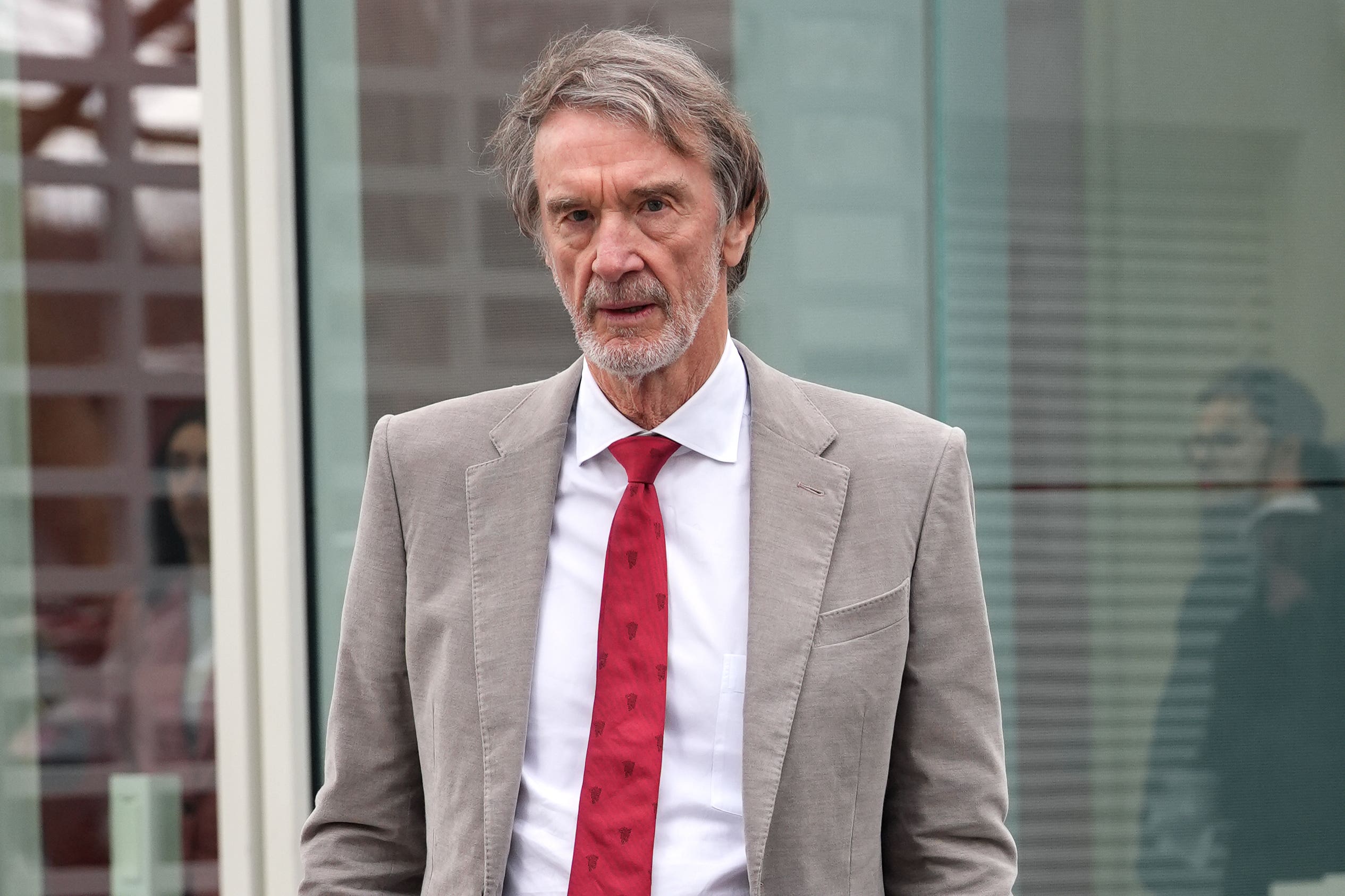 Manchester United co-owner Sir Jim Ratcliffe has seen his fortune reduced by £6.473 billion since last year (Lucy North/PA)
