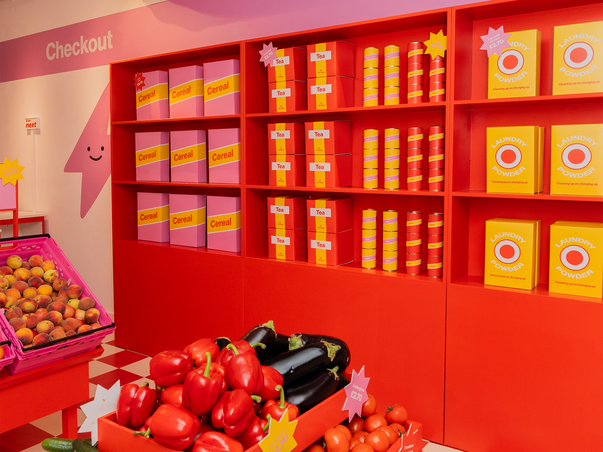 E.ON Next’s pop-up shop sold goods at the price of an average EV fill-up