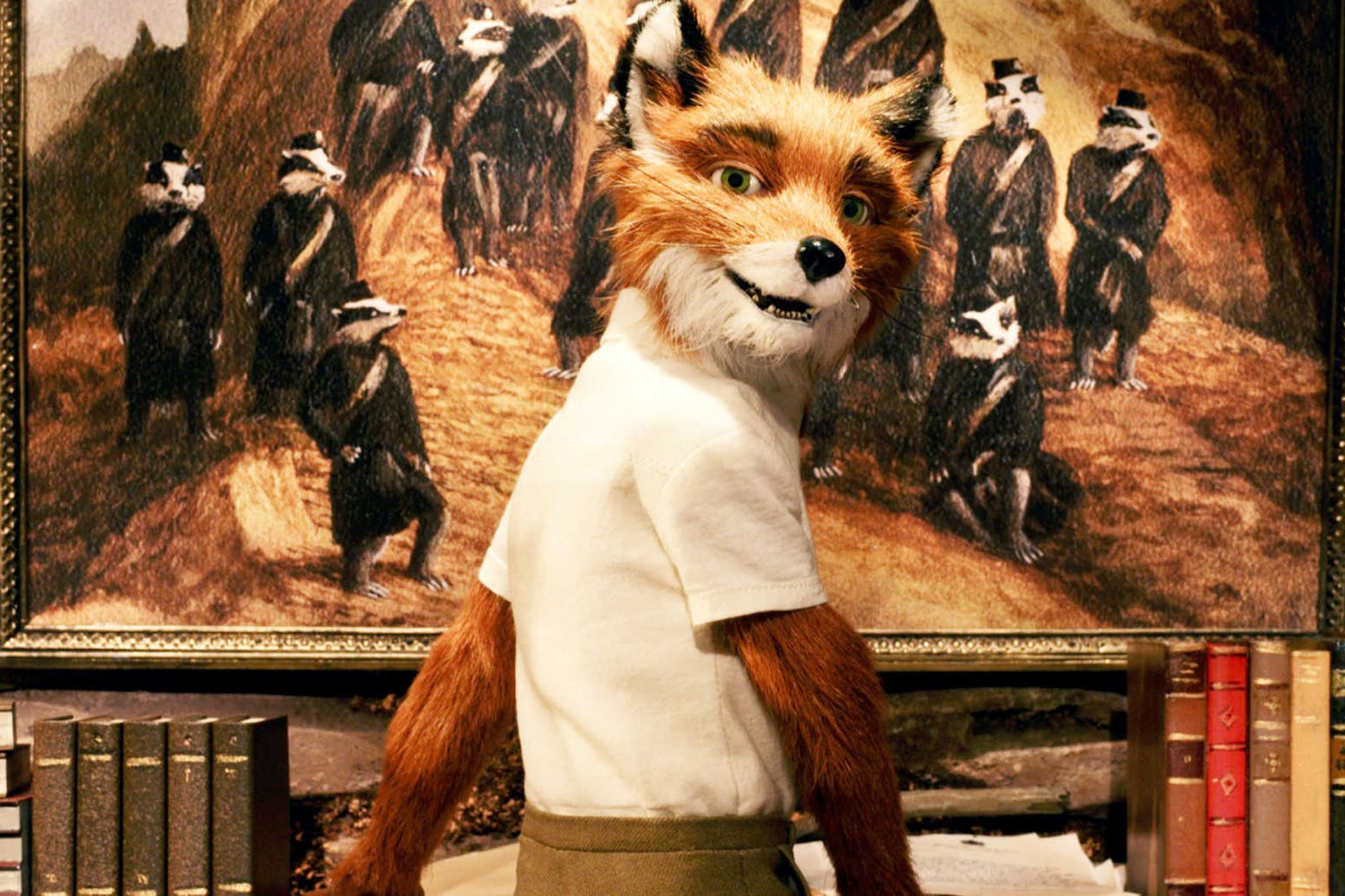 Mr Fox, as voiced by George Clooney, in ‘Fantastic Mr Fox’