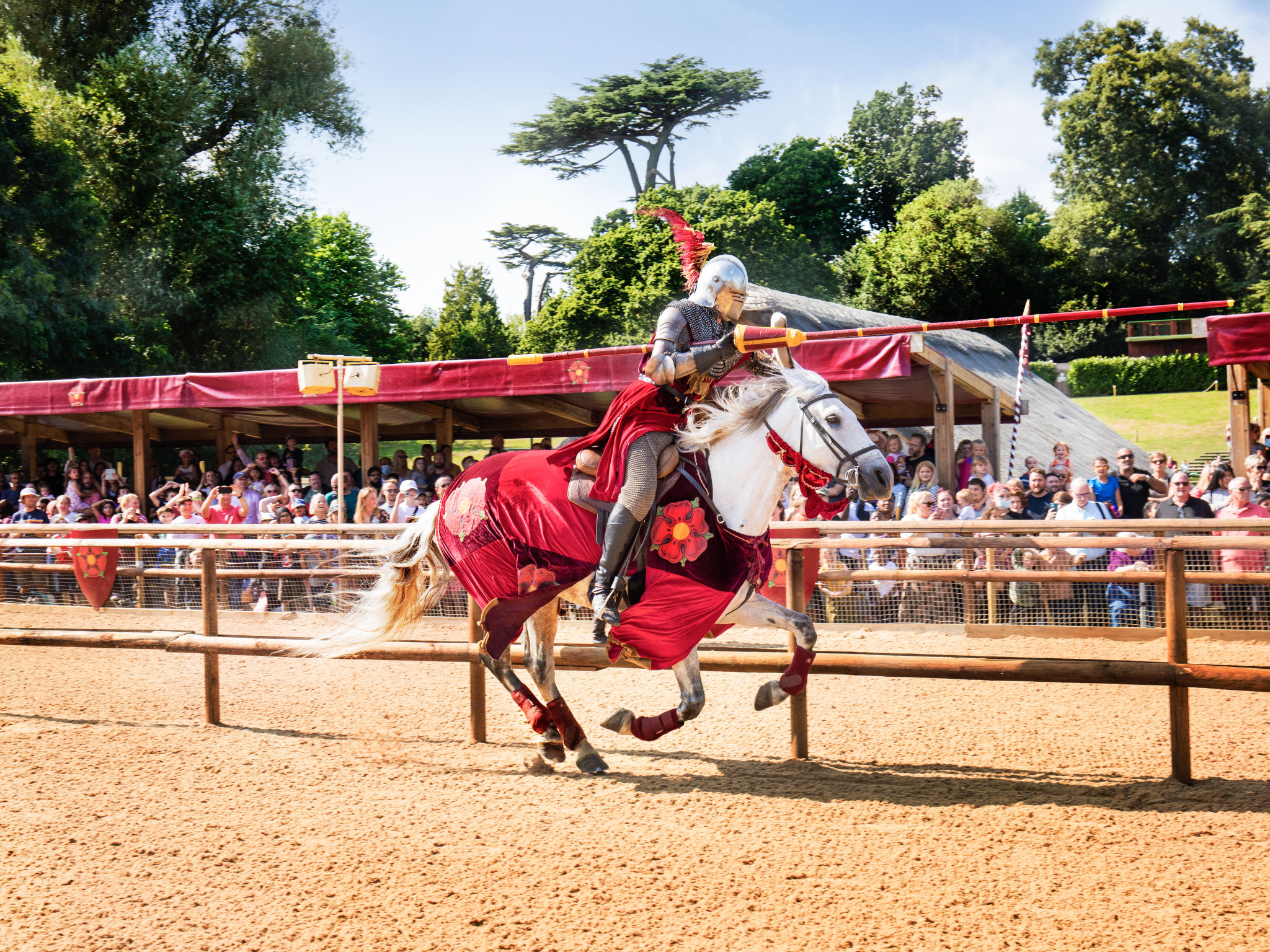 See the Wars of the Roses brought to life in a jousting show at Warwick Castle this half-term