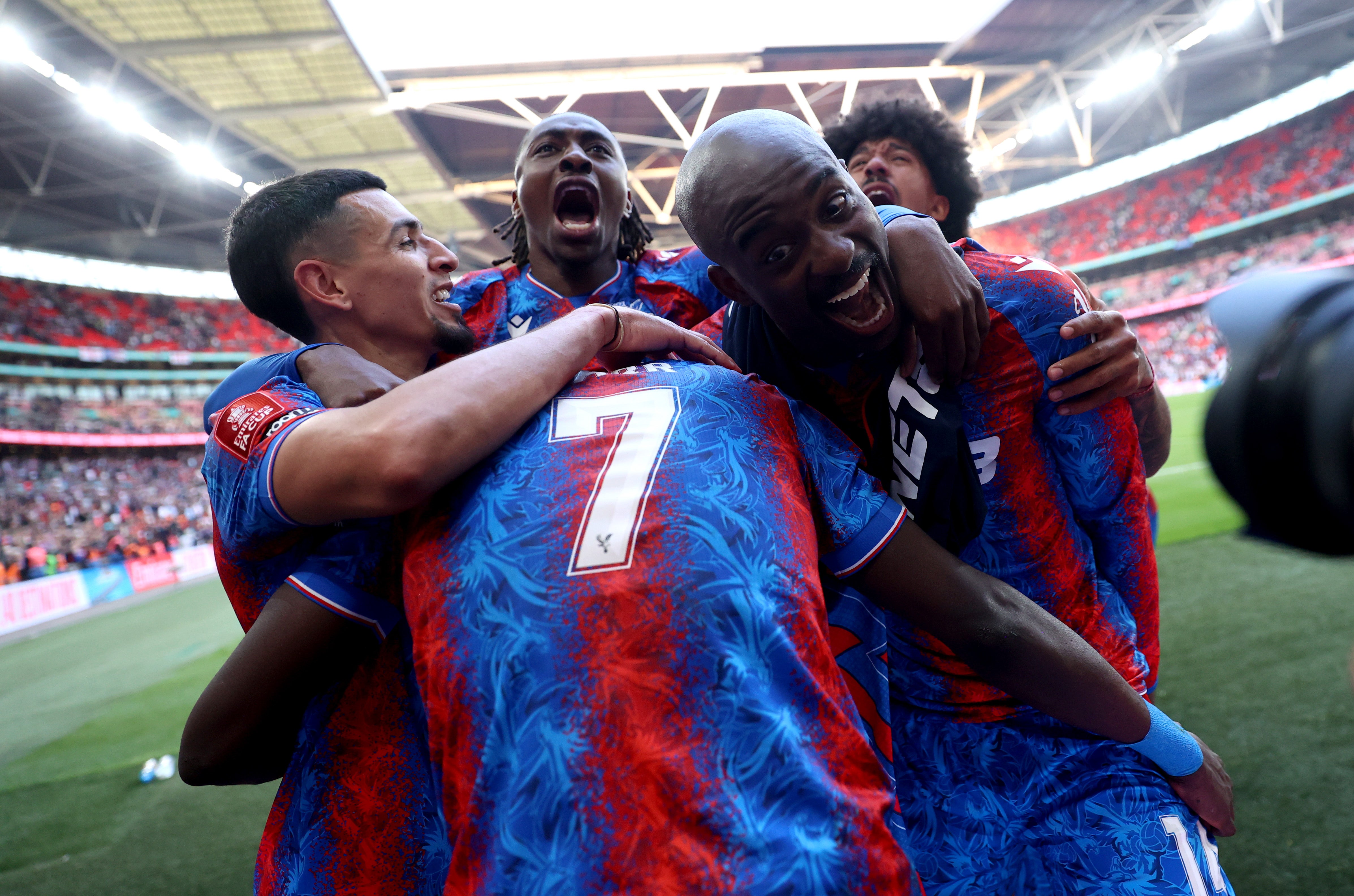 Crystal Palace travel to Wembley to face Man City in the FA Cup final