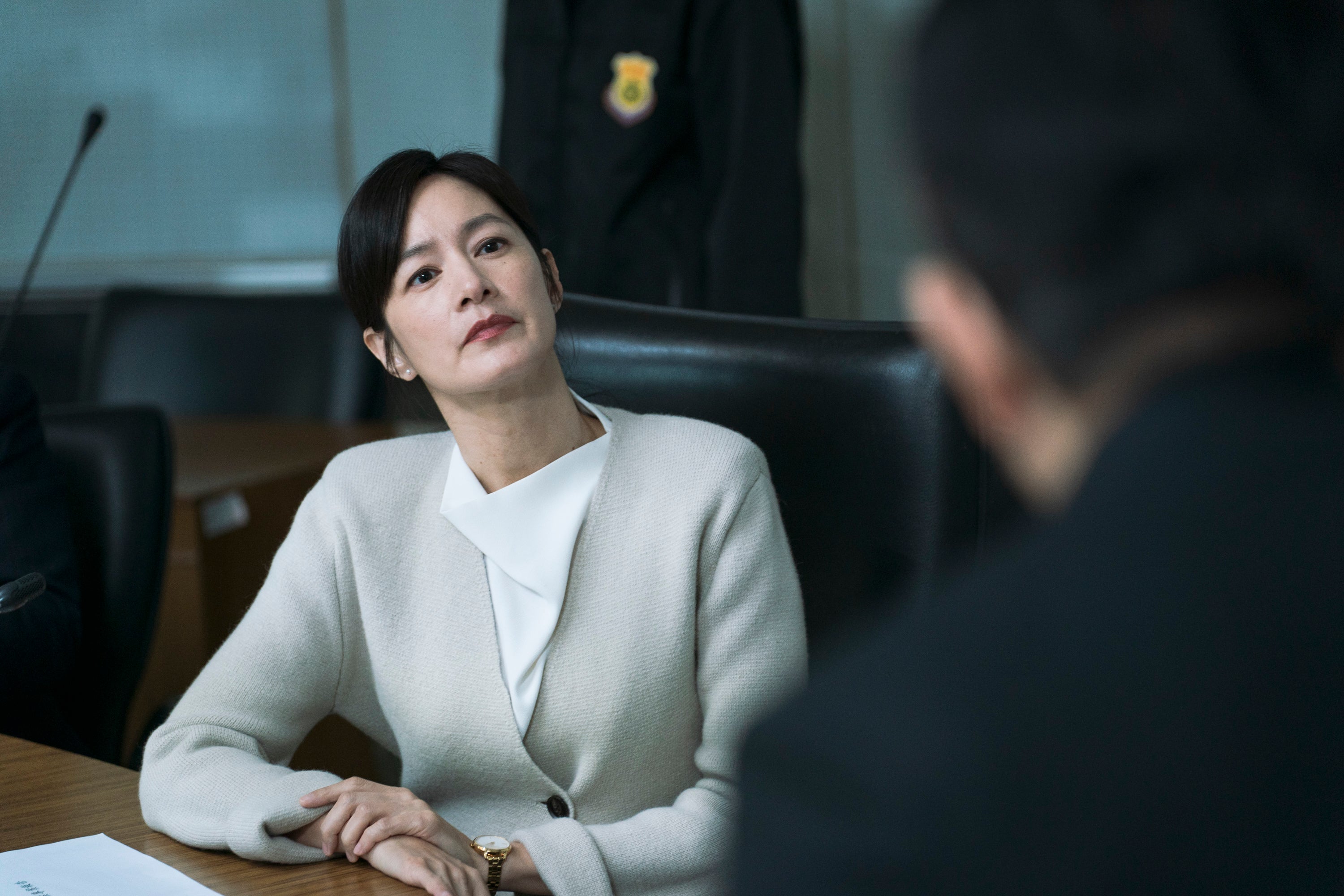 Janet Hsieh plays Taiwan’s president during China’s invasion