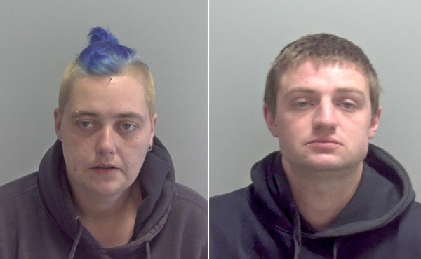 Misha Goddard, 30, and Connor Furlow, 29, were jailed for 45 months and 32 months respectively