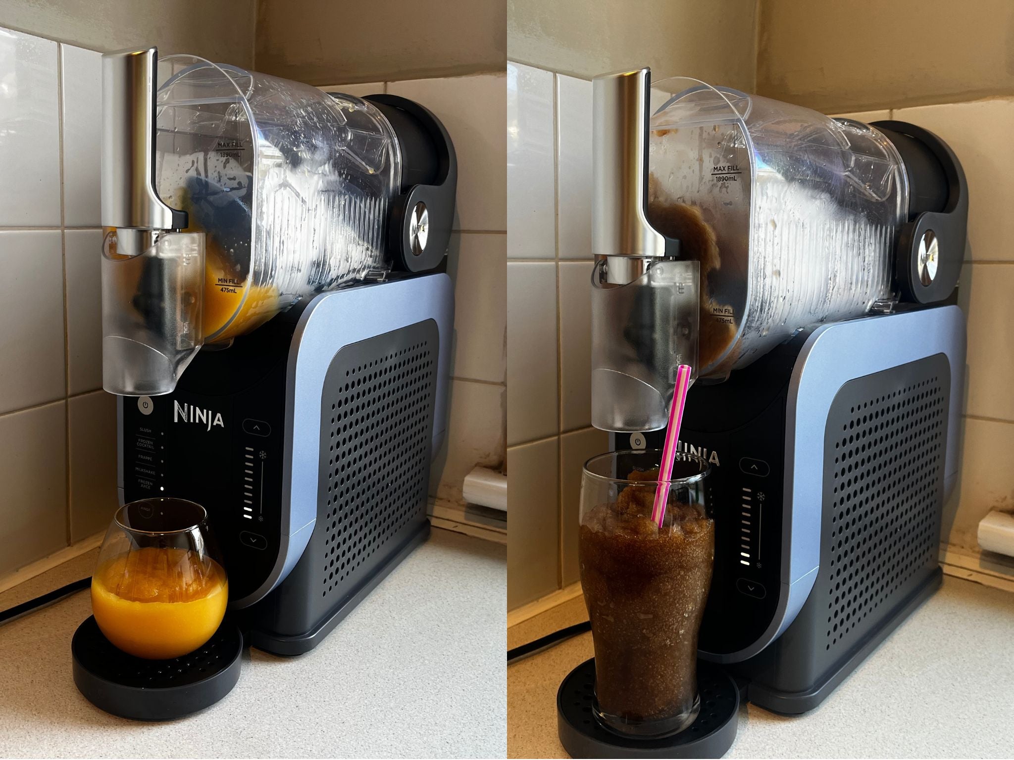 The machine in action