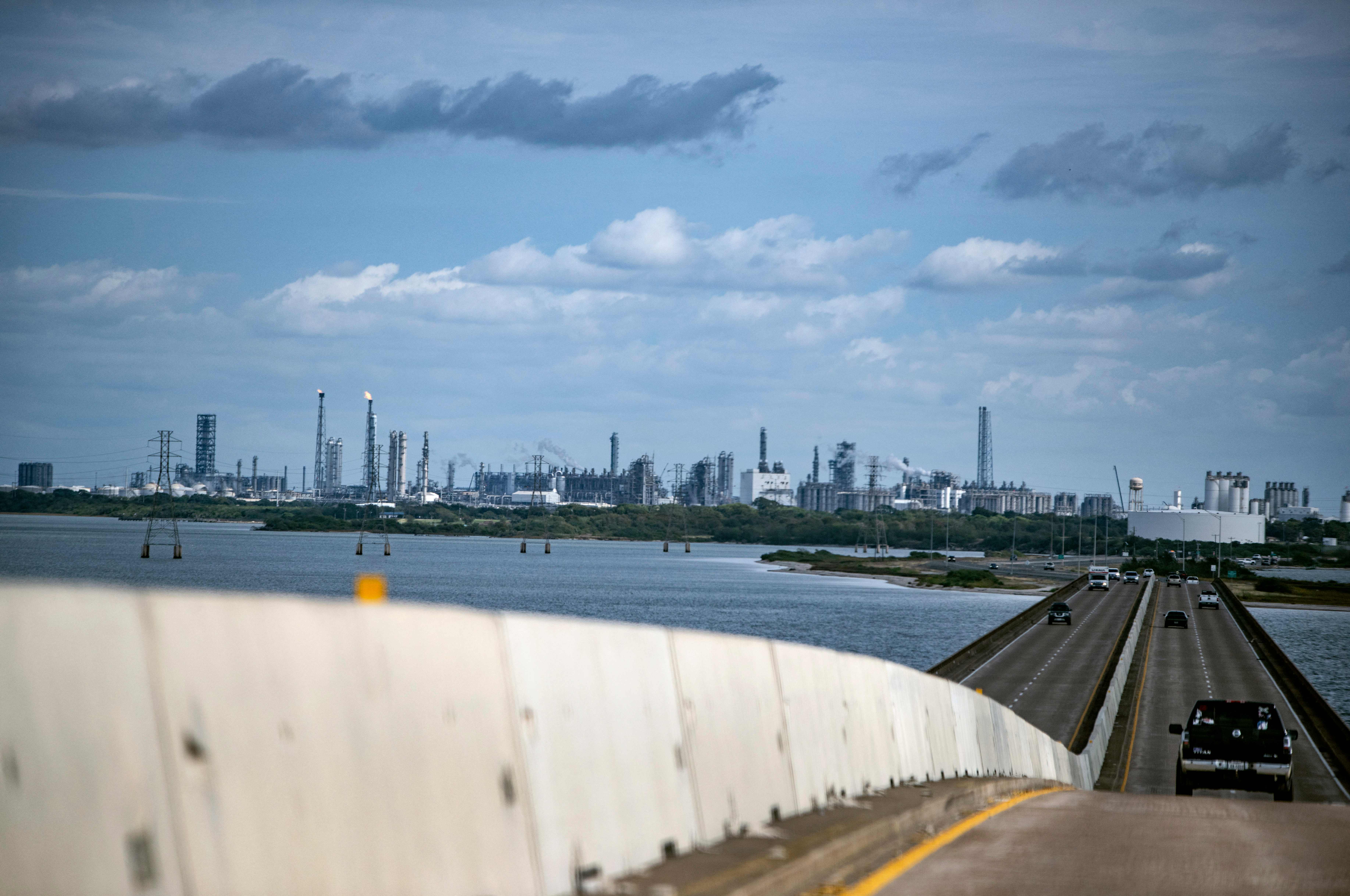 Texas is shooting microplastics out into coastal waters. Matagorda Bay is home to a plastics factory