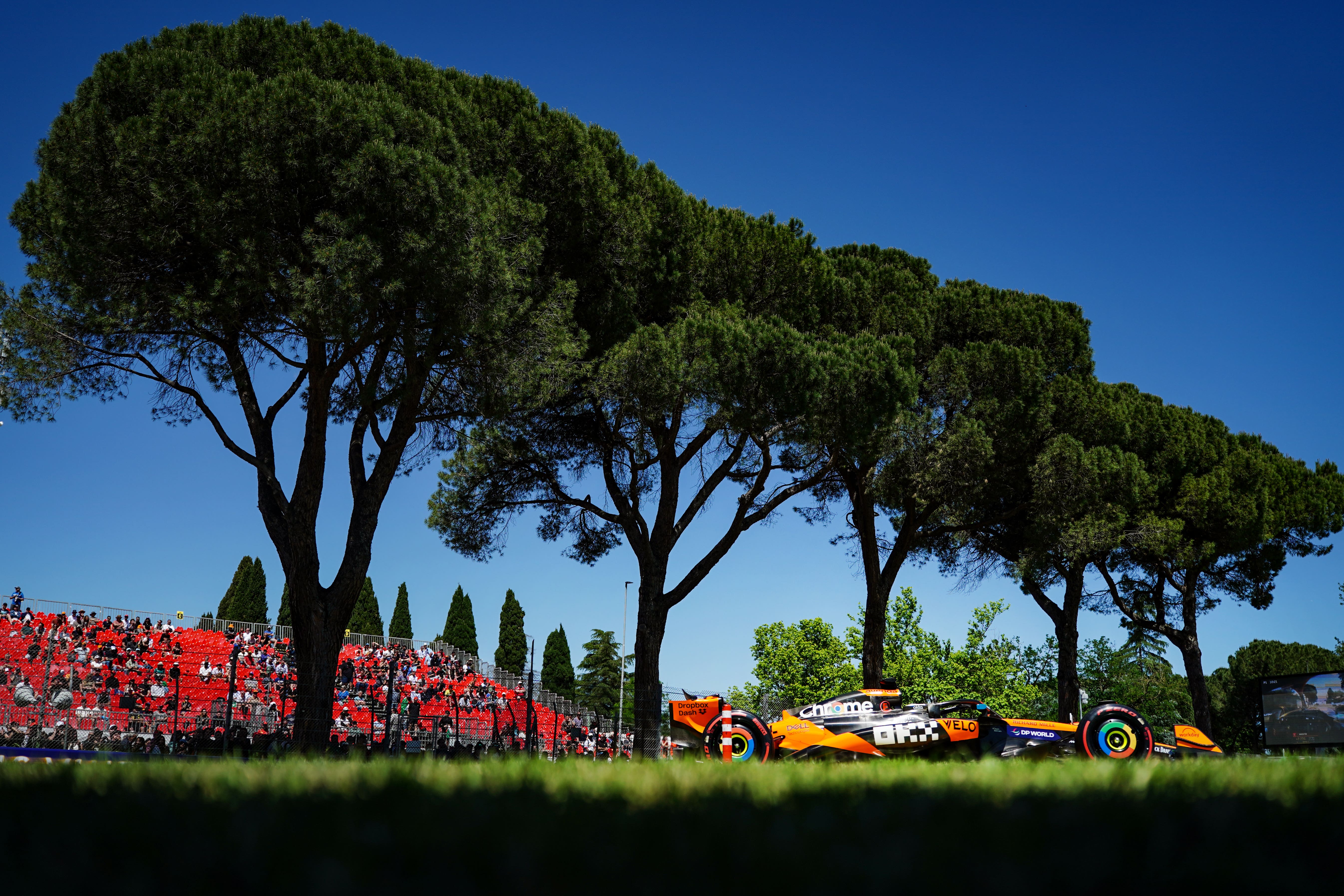 Oscar Piastri led the way in both practice sessions on Friday (David Davies/PA)