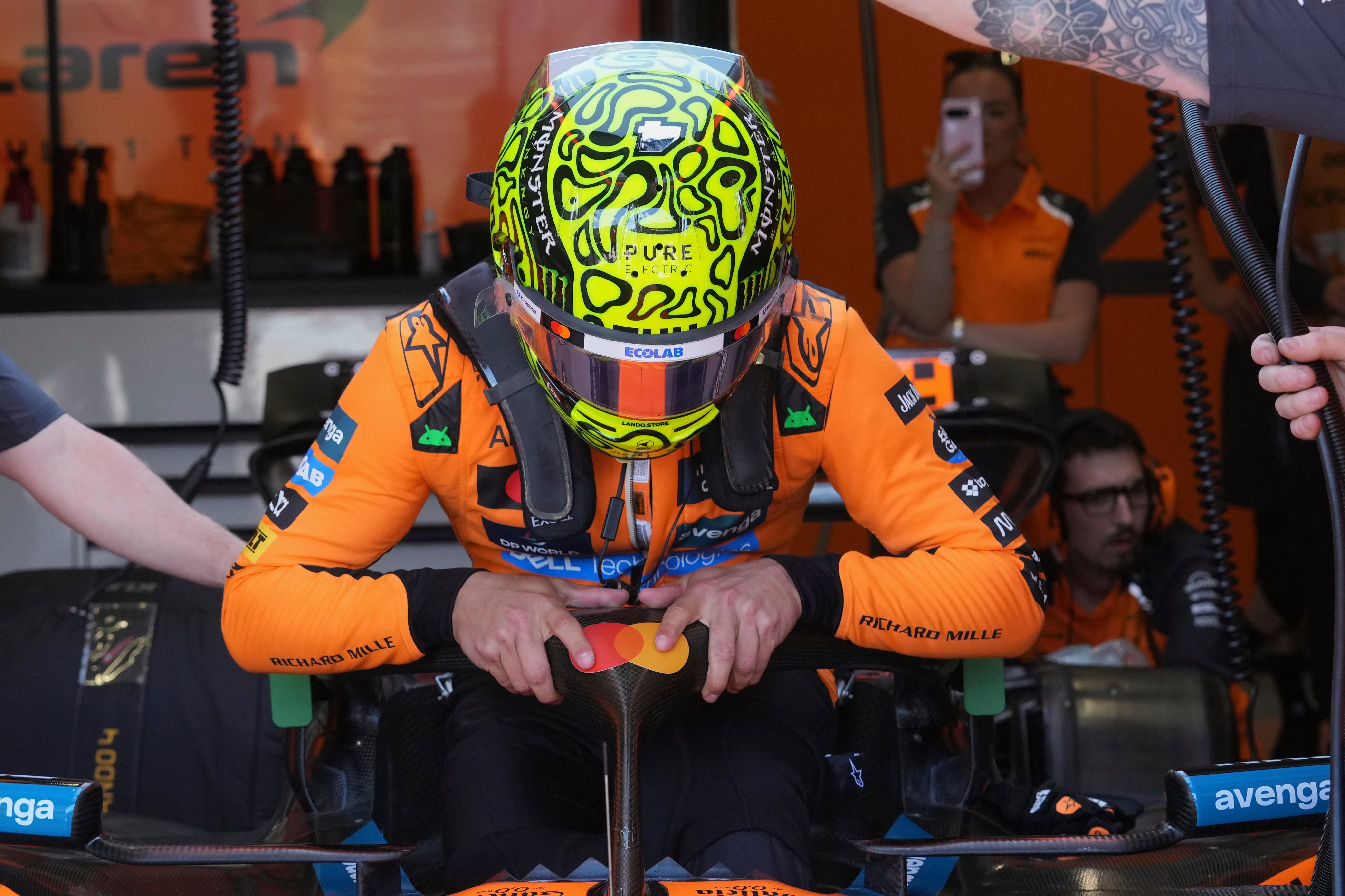 Norris trails Oscar Piastri by 16 points heading into Imola