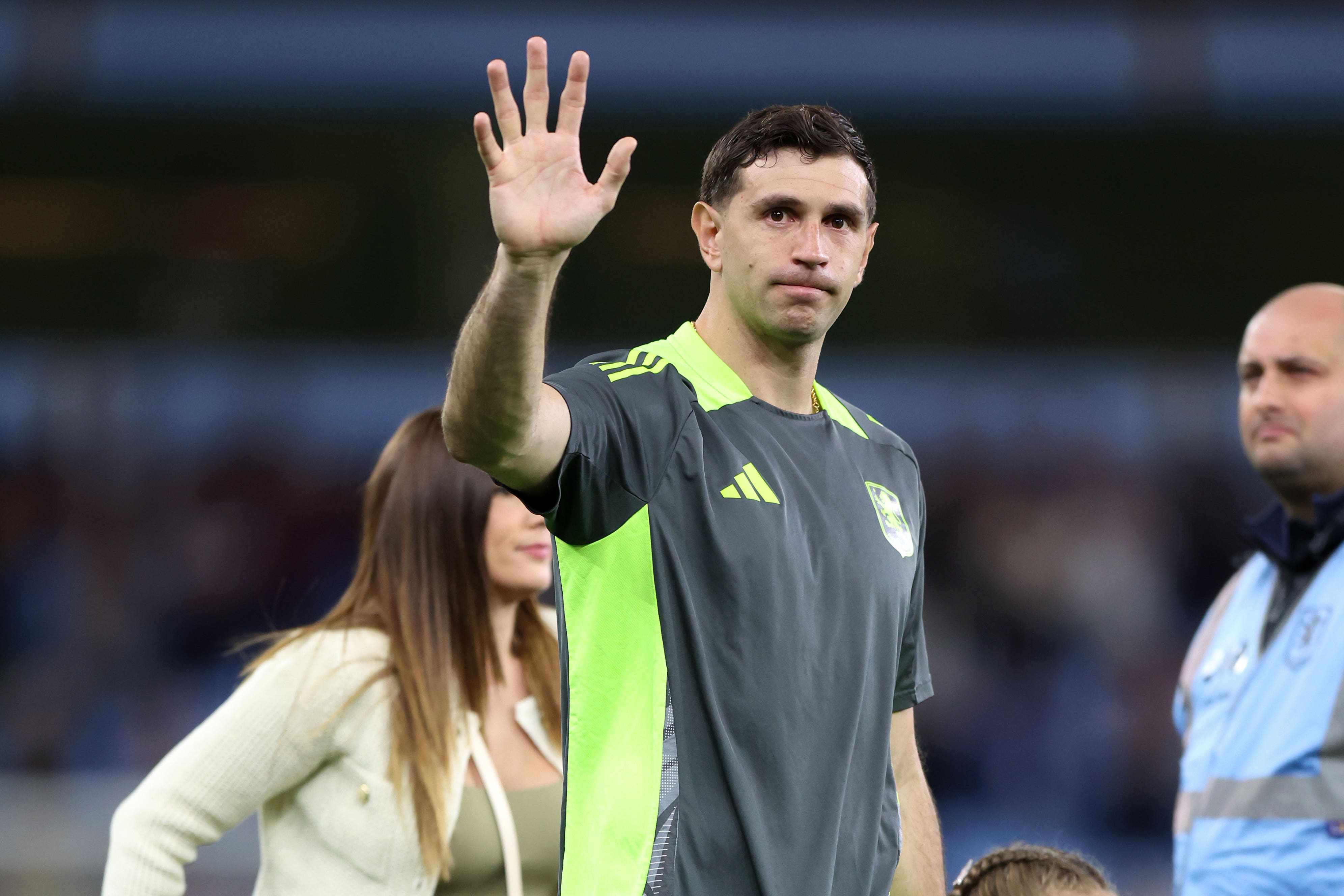 Emi Martinez produced an emotional exit from Villa Park to put his future in doubt