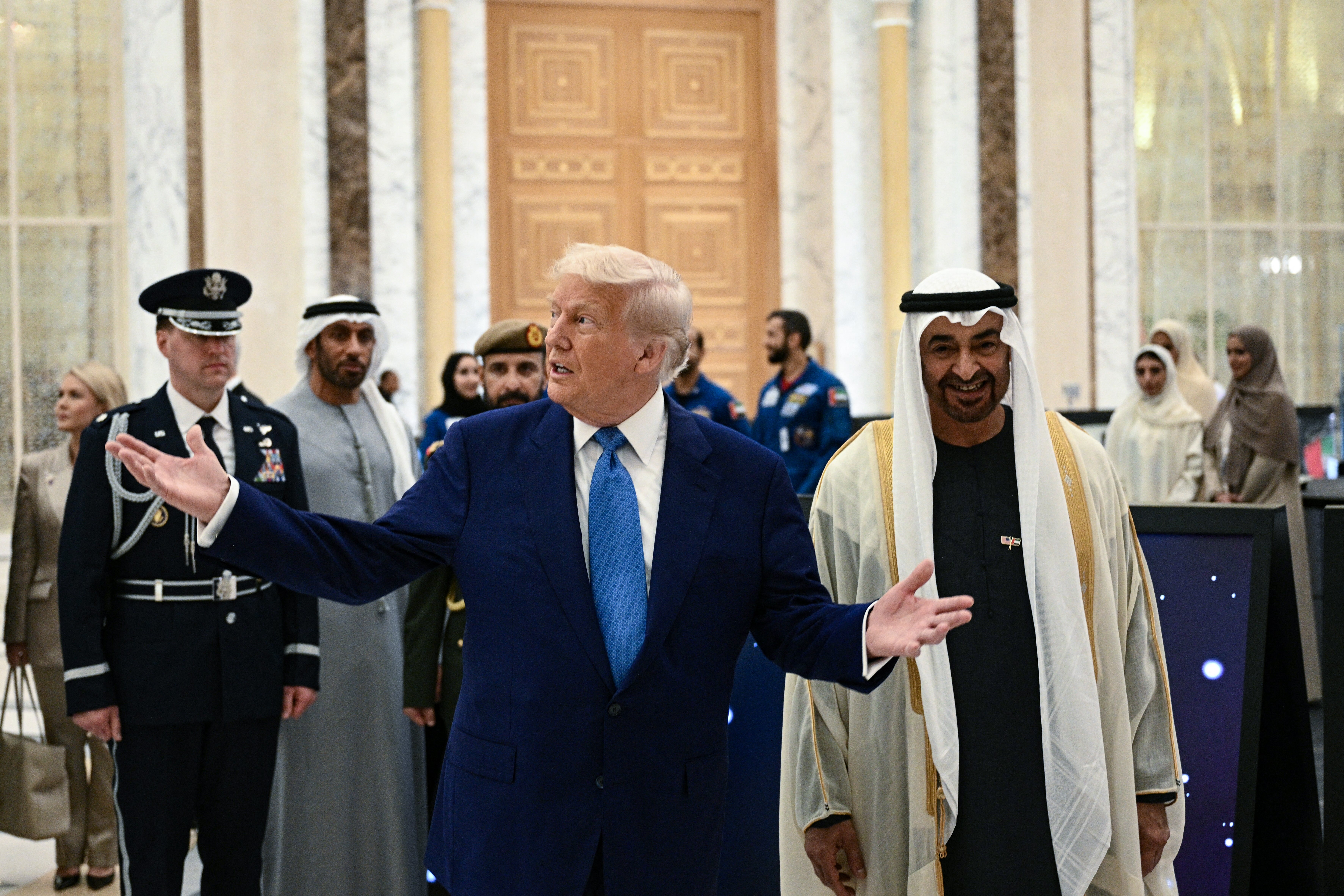 Trump looked at home in the regal settings in Saudi Arabia and the other gulf states he visited