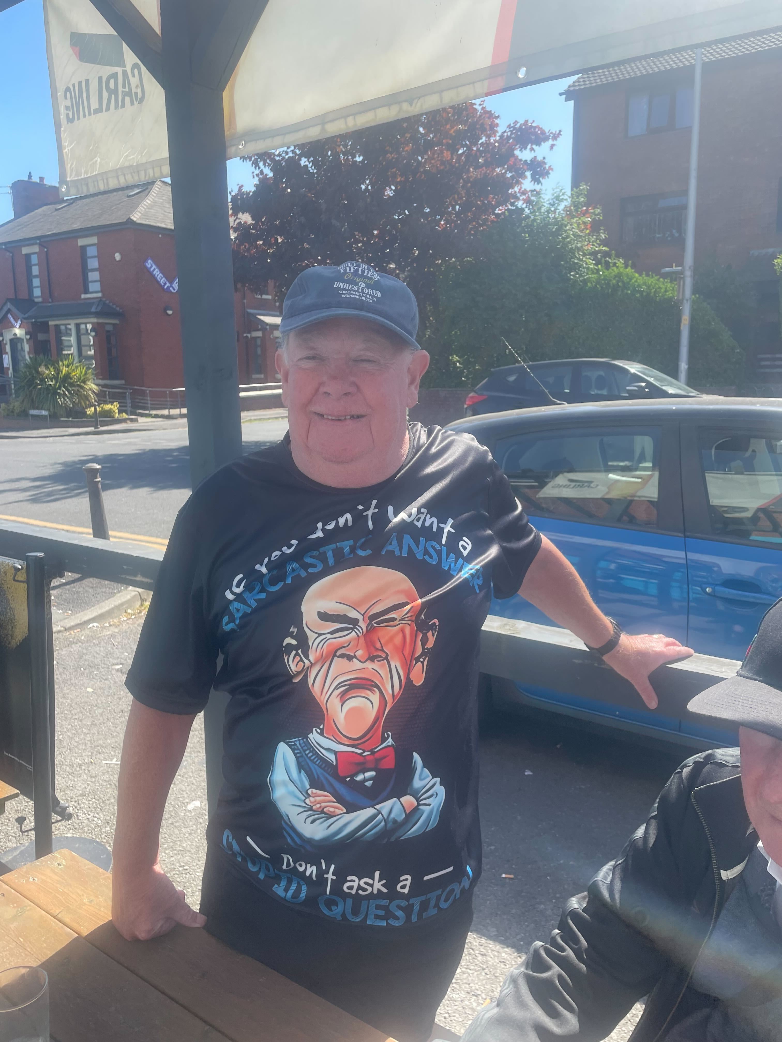 Clifford Dyson, 70, says they know his order before he arrives at the bar