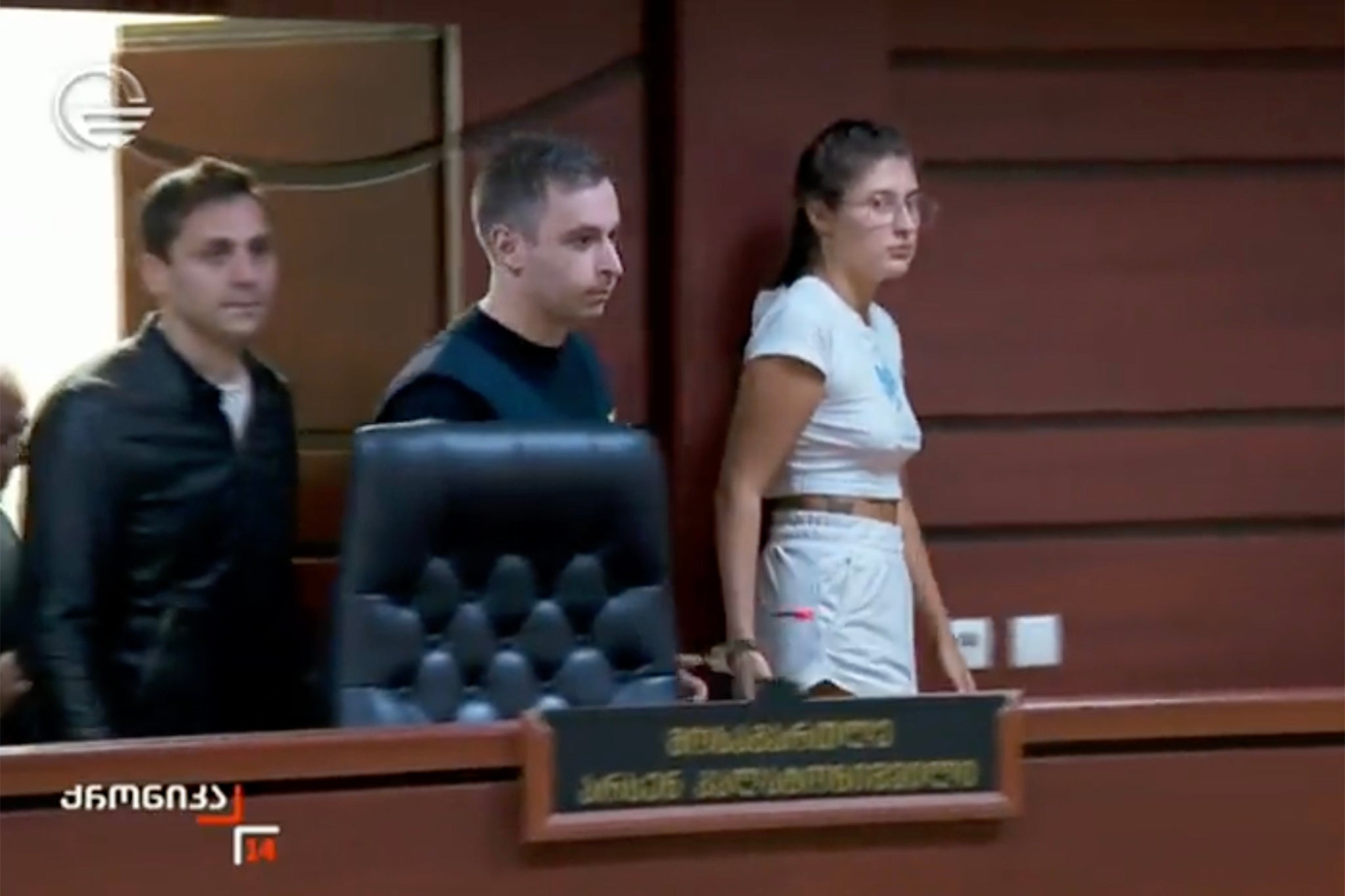 Culley appears in a Tbilisi court