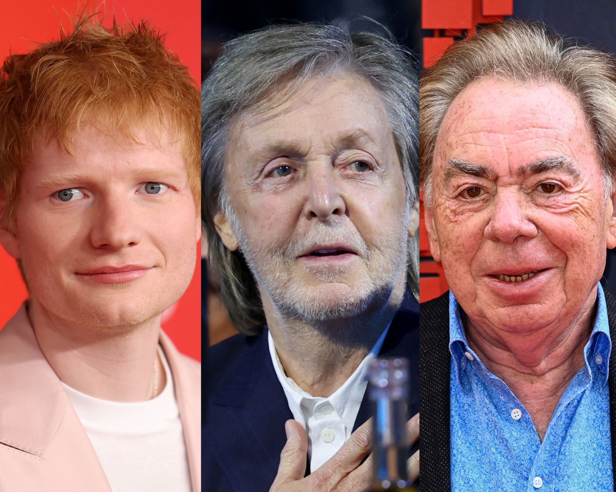 Ed Sheeran, Mick Jagger and Andrew Lloyd-Webber were among the musicians featured on the 2025 rich list