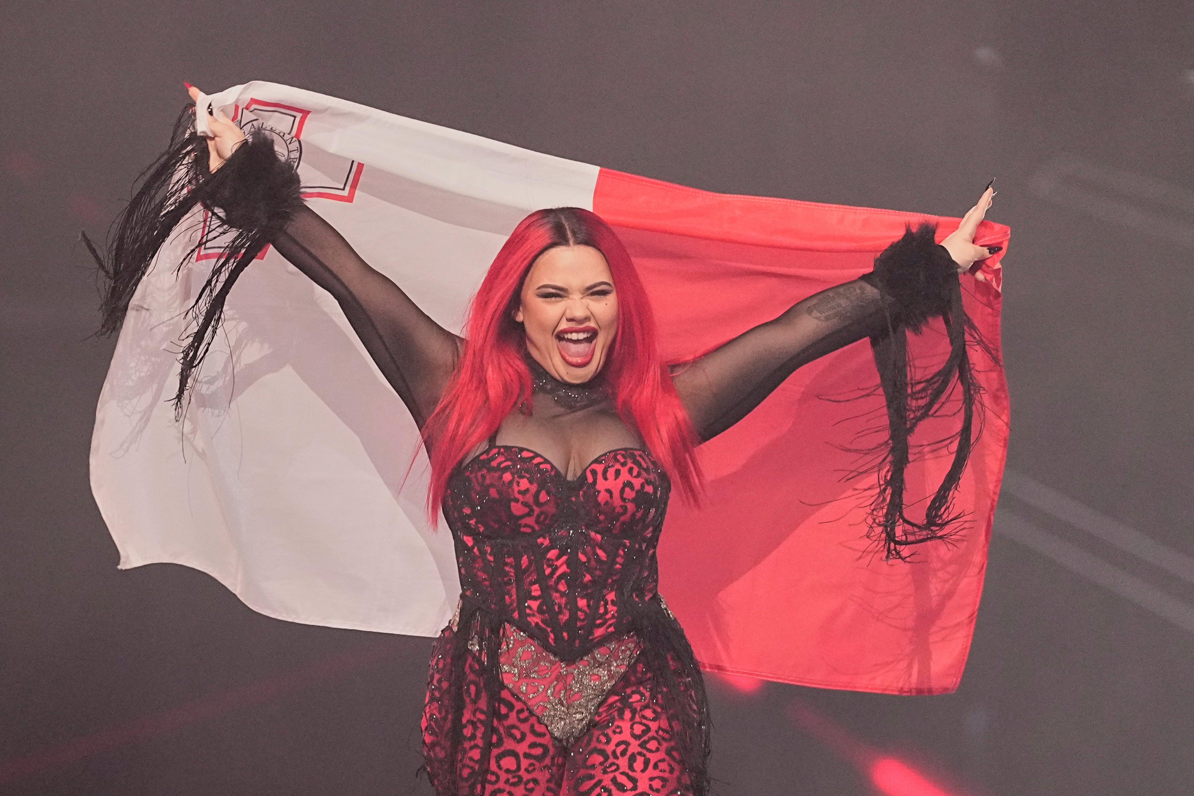 Miriana Conte from Malta (Martin Meissner/AP)