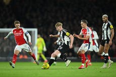 Arsenal vs Newcastle LIVE: Team news and line-ups as Isak misses Premier League clash