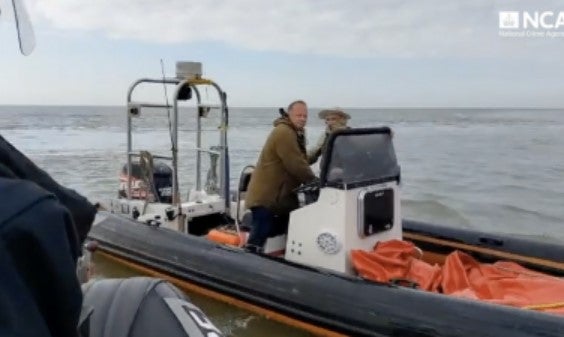 Bruce Knowles, 56, and Ferhat Gumrukguoglu, 32, were intercepted in the North Sea